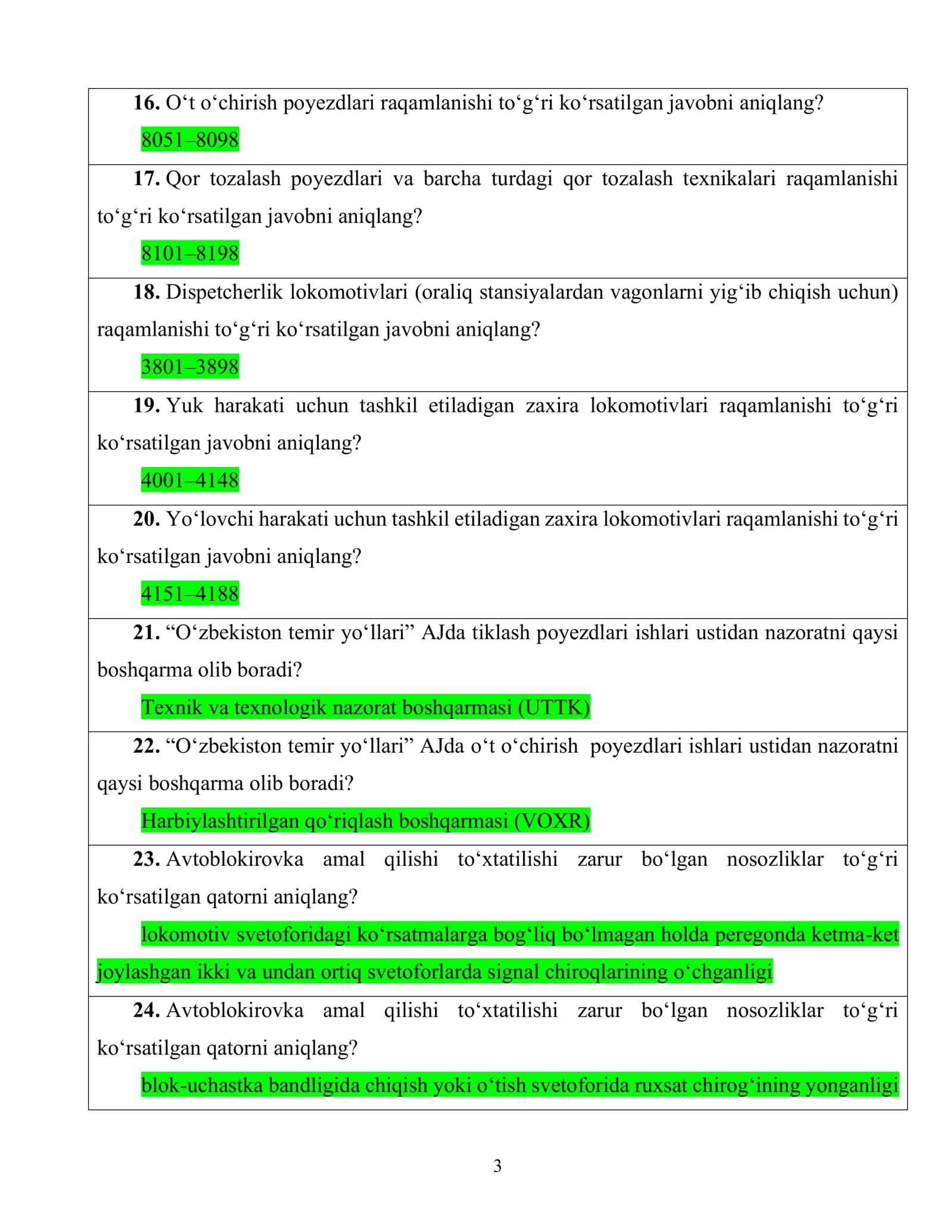 O‘zbekiston Respublikasi temir yo‘llaridan texnikaviy foydalanish qoidalari 3