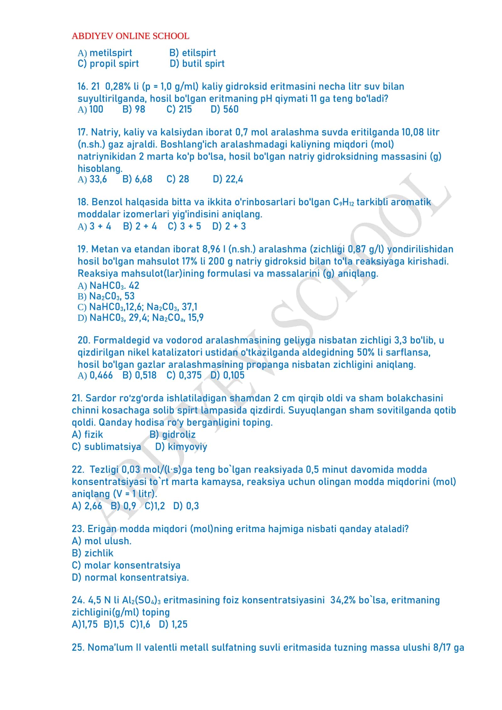 ABDIYEV ONLINE SCHOOL 3