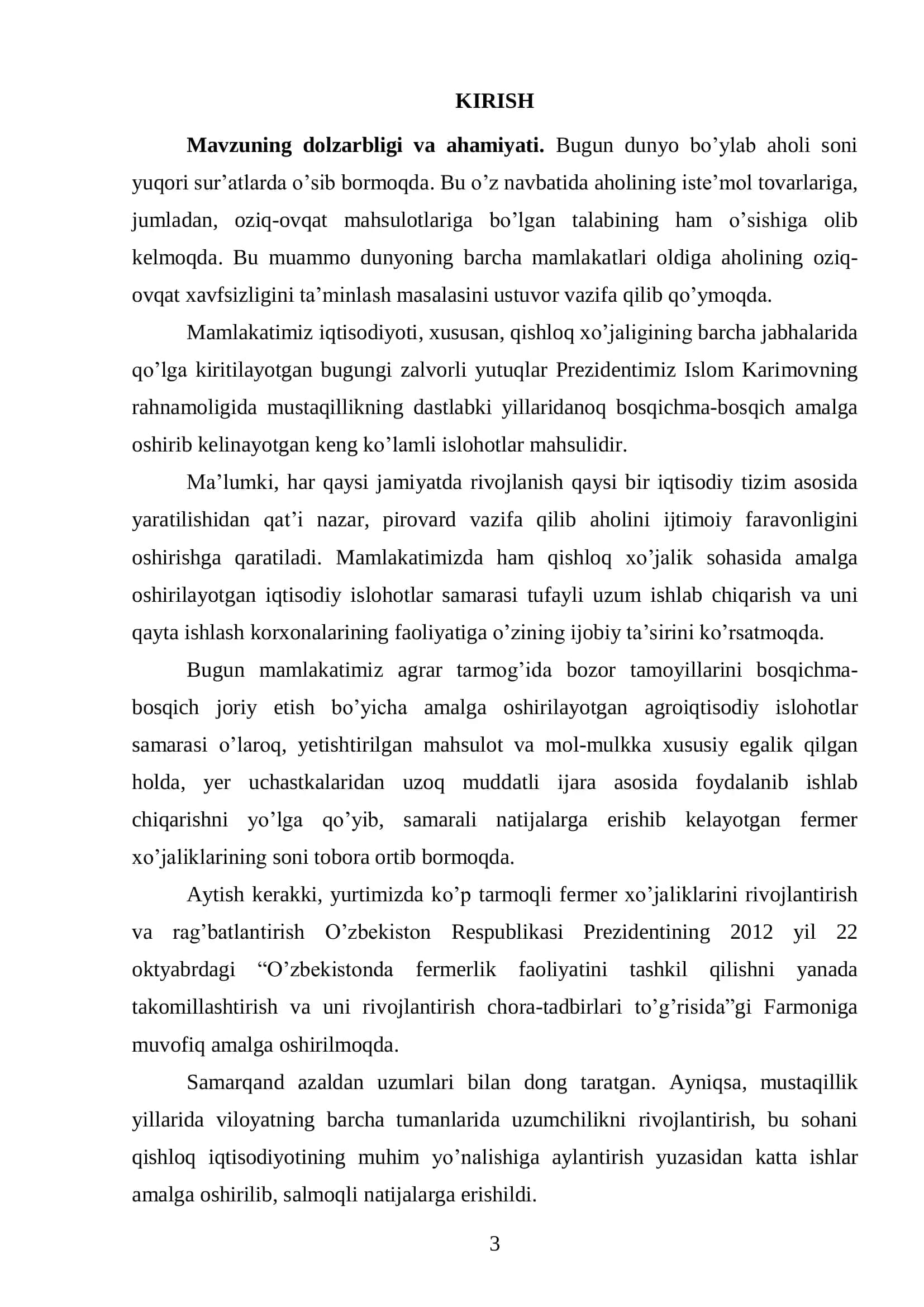 Uzum ishlab chiqarish rentabelligi va uni oshirish imkoniyatlari 3