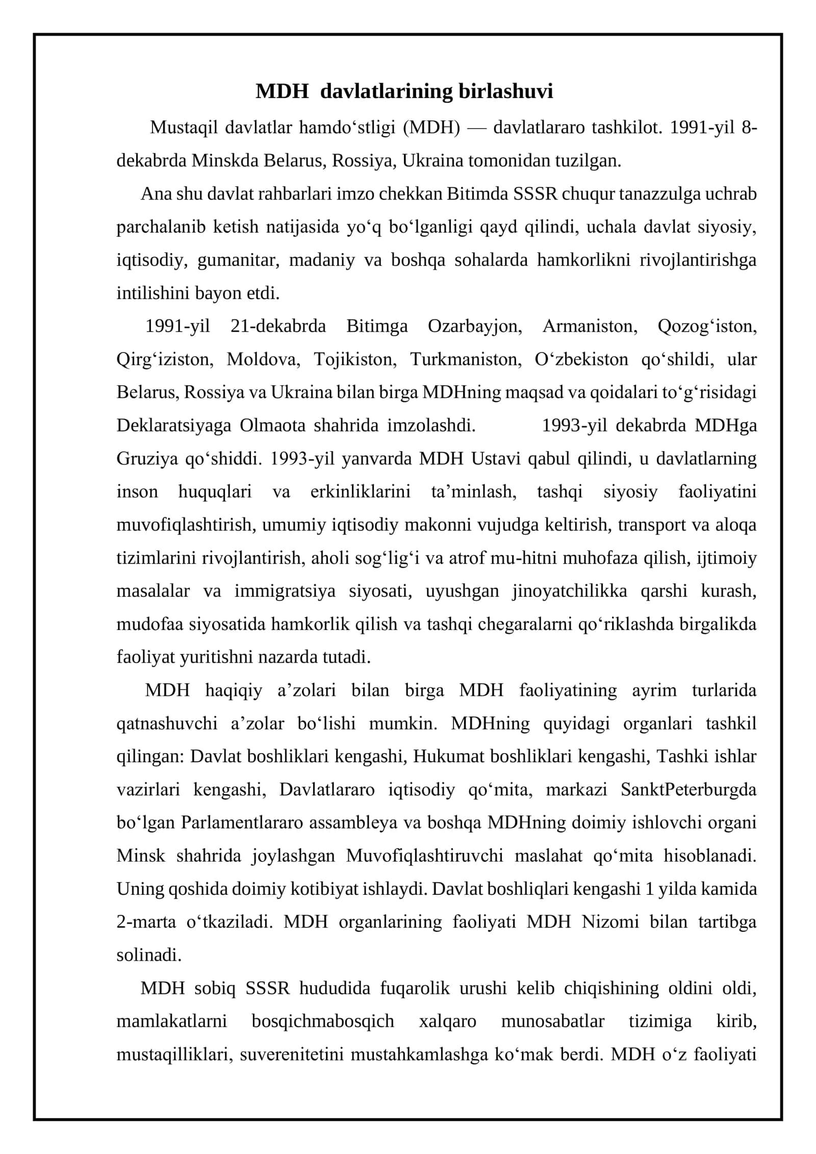 MDH davlatlari aholisi demografik vaziyati 3