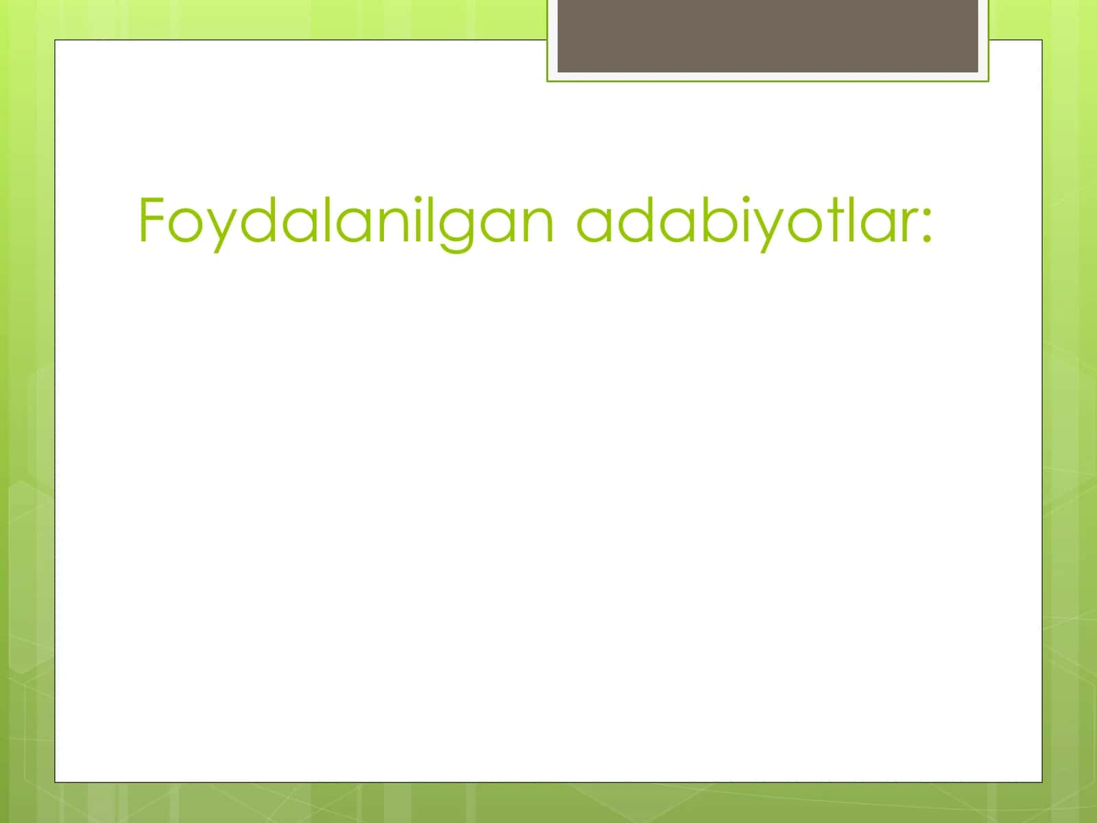 Odamiylik saboqlari. Inson manzillari 3