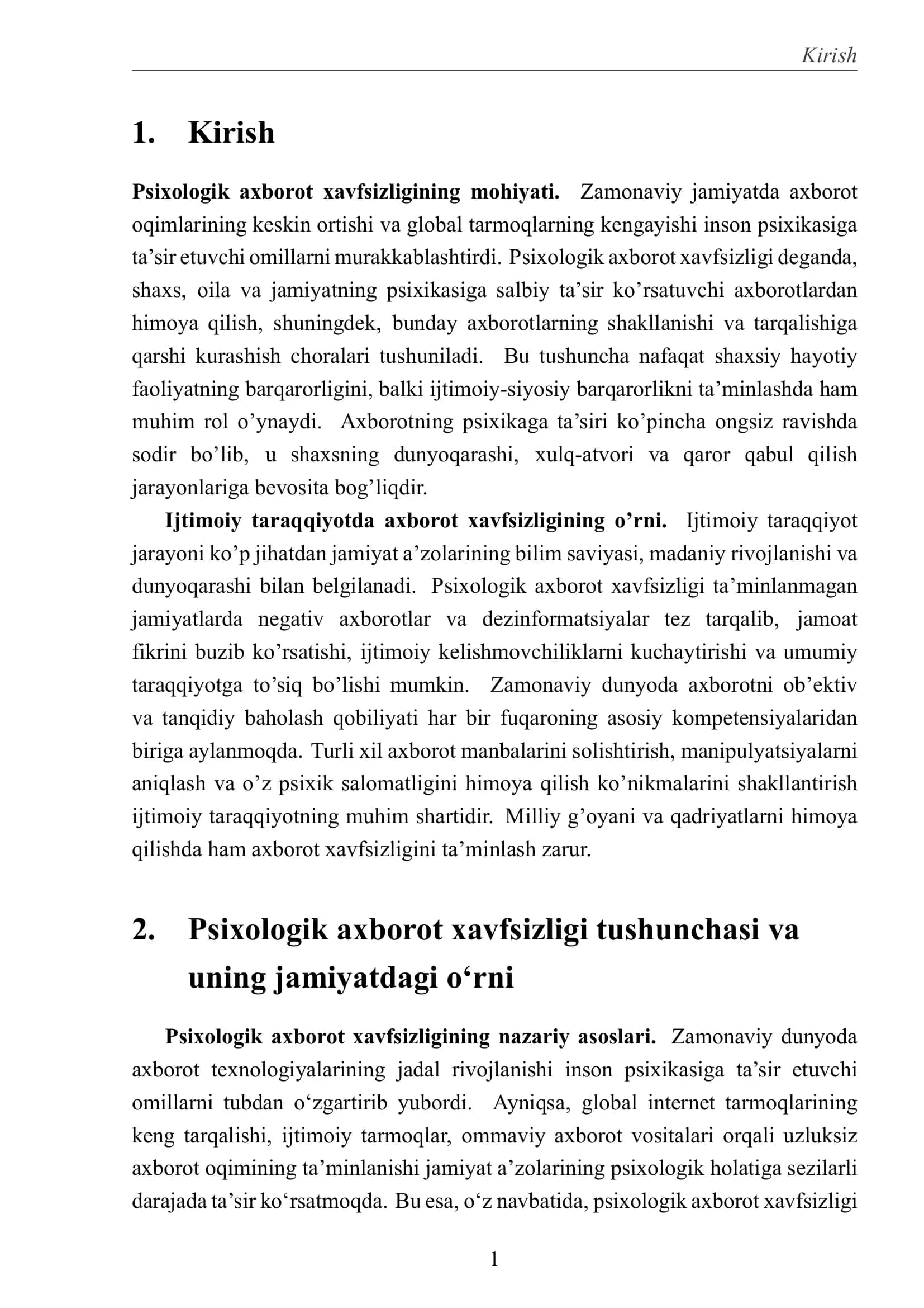 Psixologik axborot xavfsizlik va ijtimoiy taraqqiyot 3