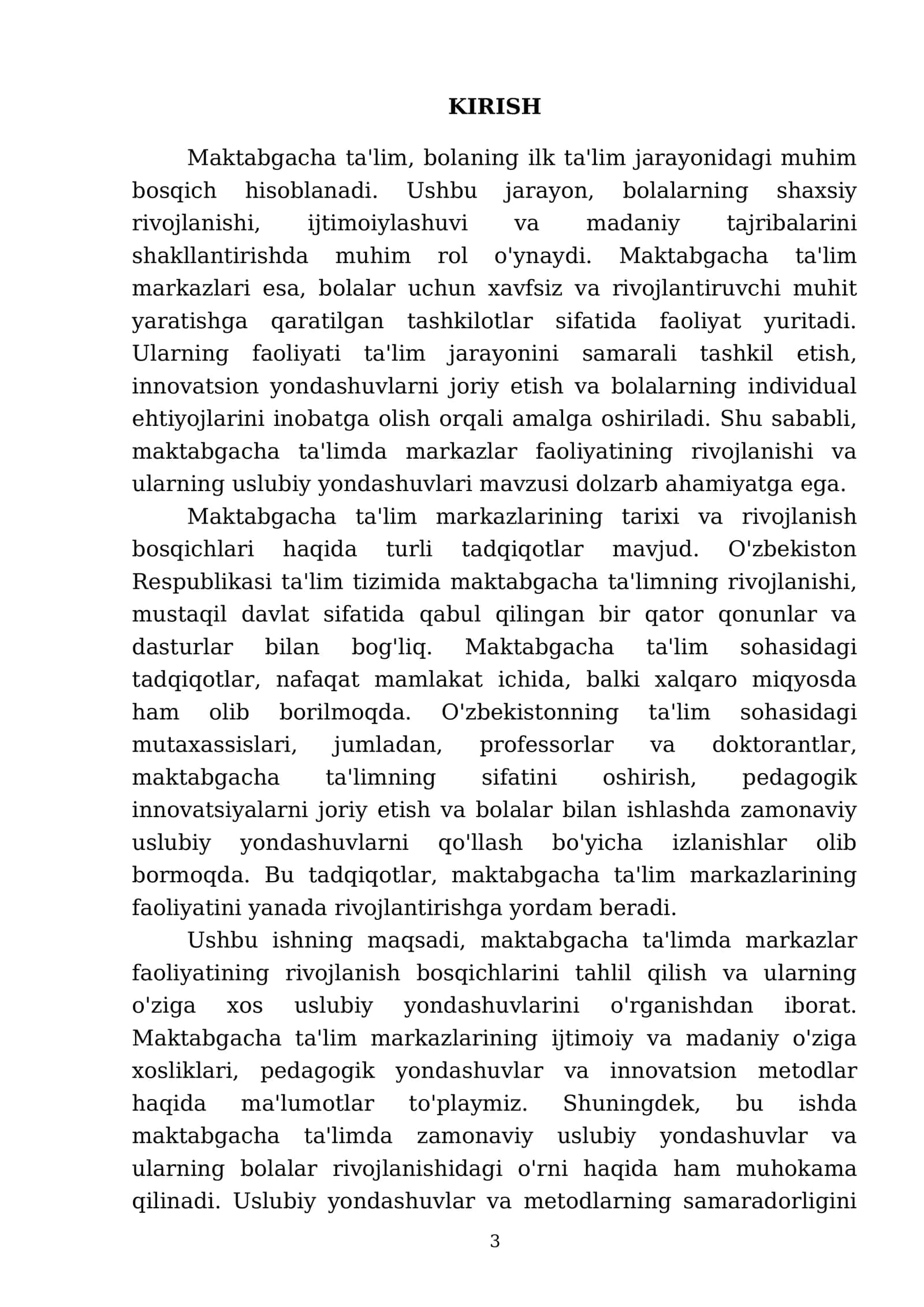 Maktabgacha ta'limda markazlar faoliyati va uslubiyotining rivojlanish bosqichlari va oʻziga xosligi 3
