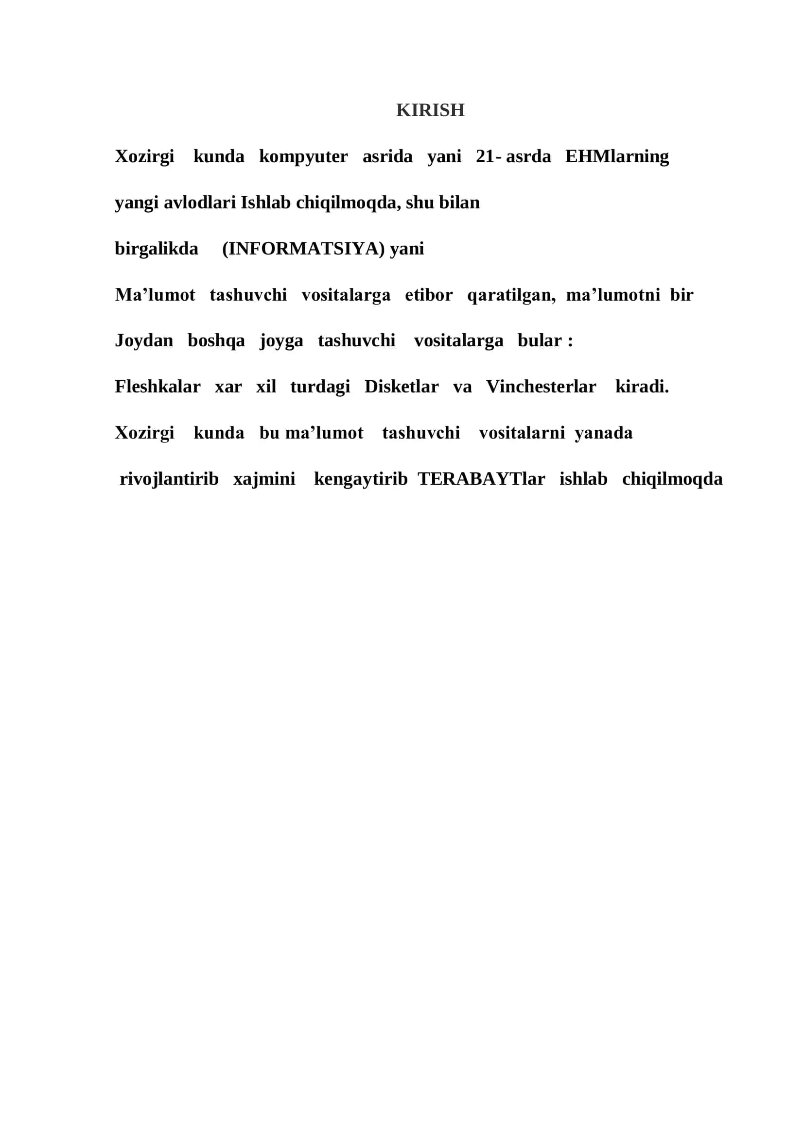 EXMlarda informatsiyani tashuvchi vositalar 3