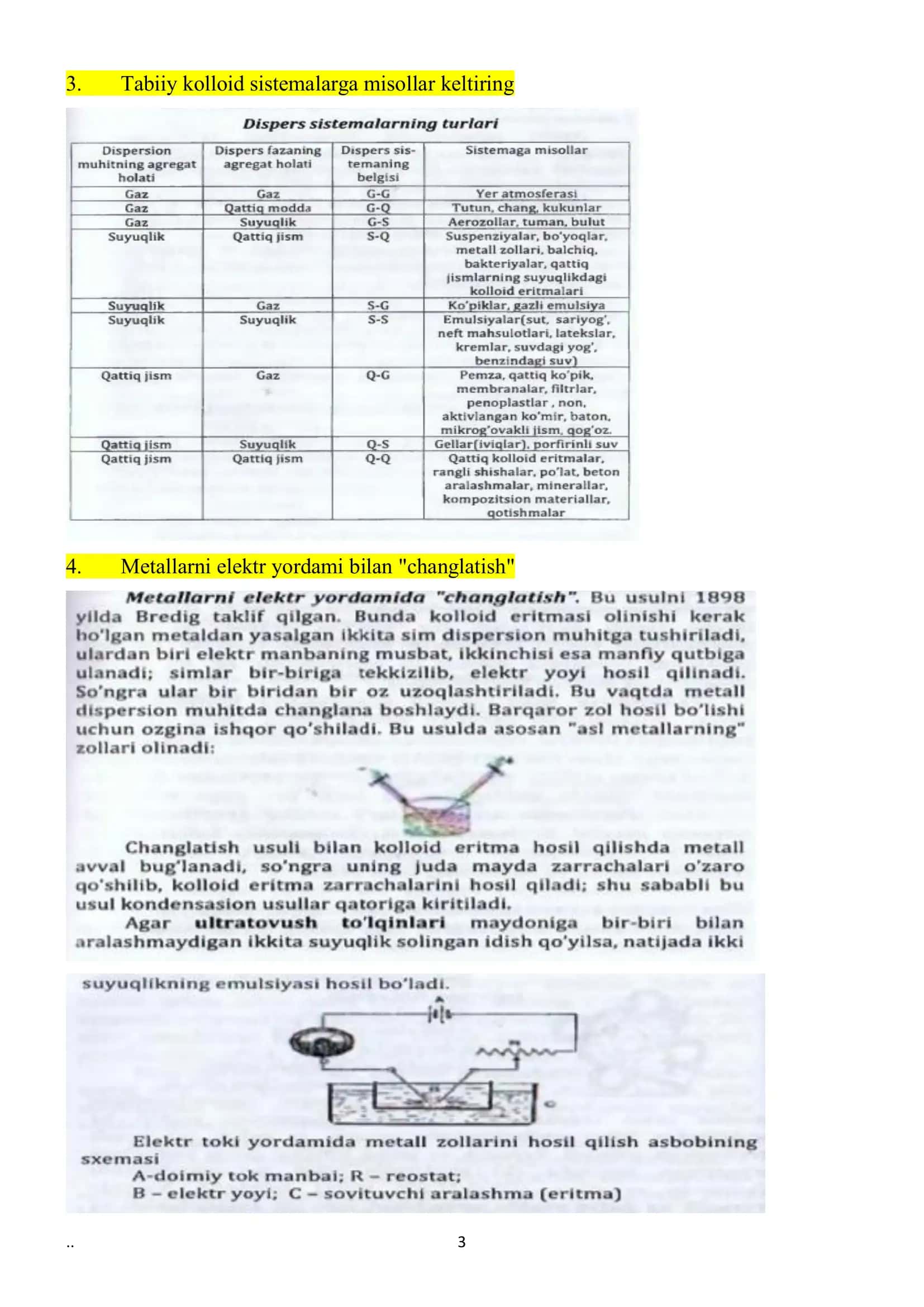 Kolloid sistemalar 3