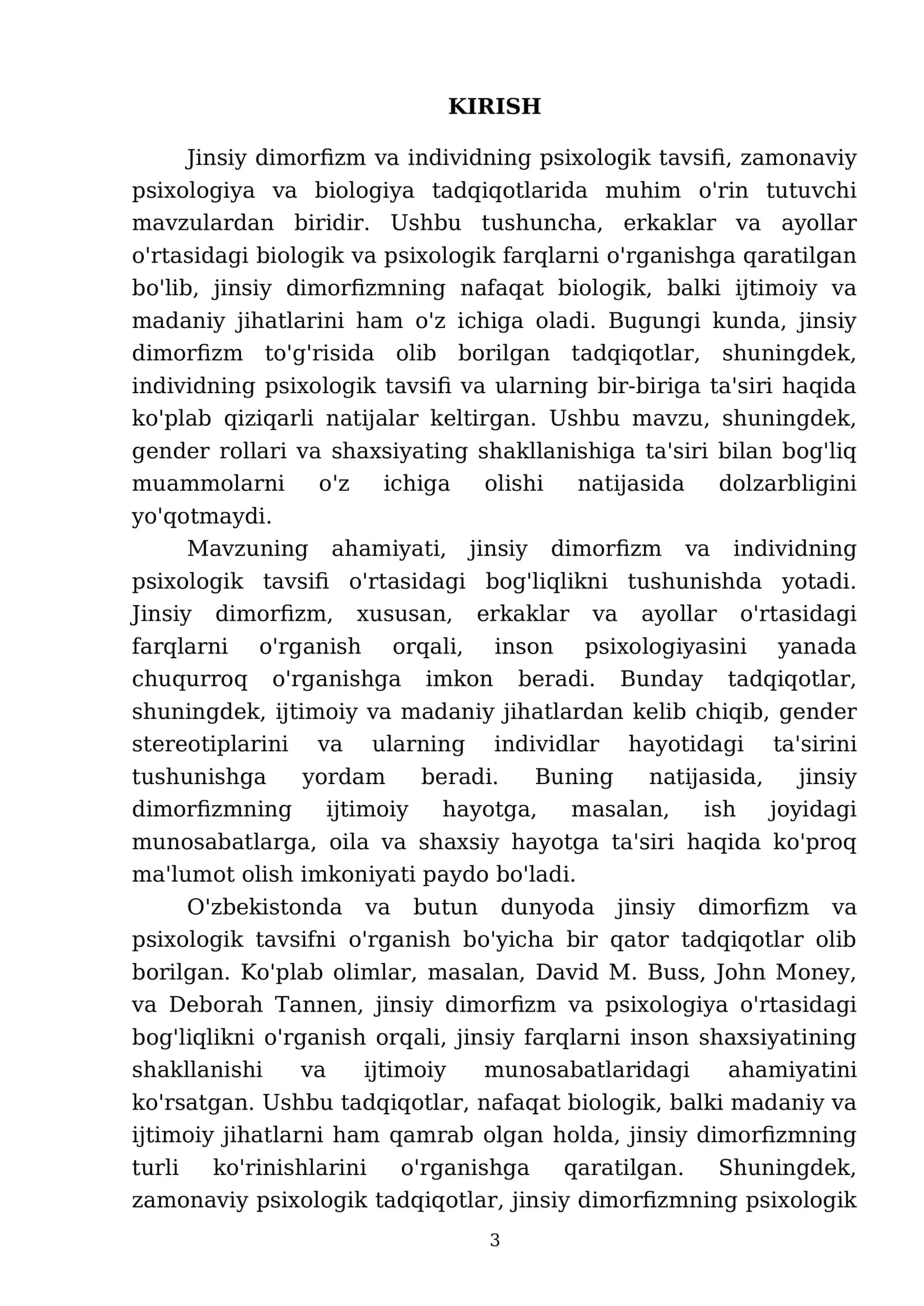 Jinsiy dimorfizm va individning psixologik tavsifi 3