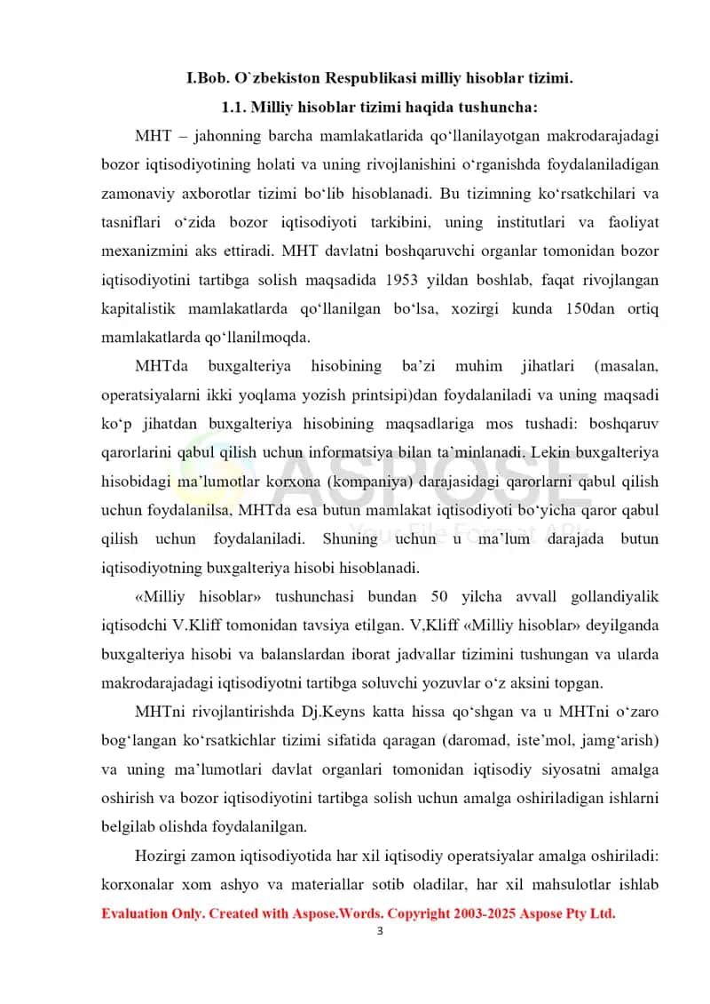 Milliy hisoblar tizimida iqtisodiy operatsiyalarni guruhlash 3