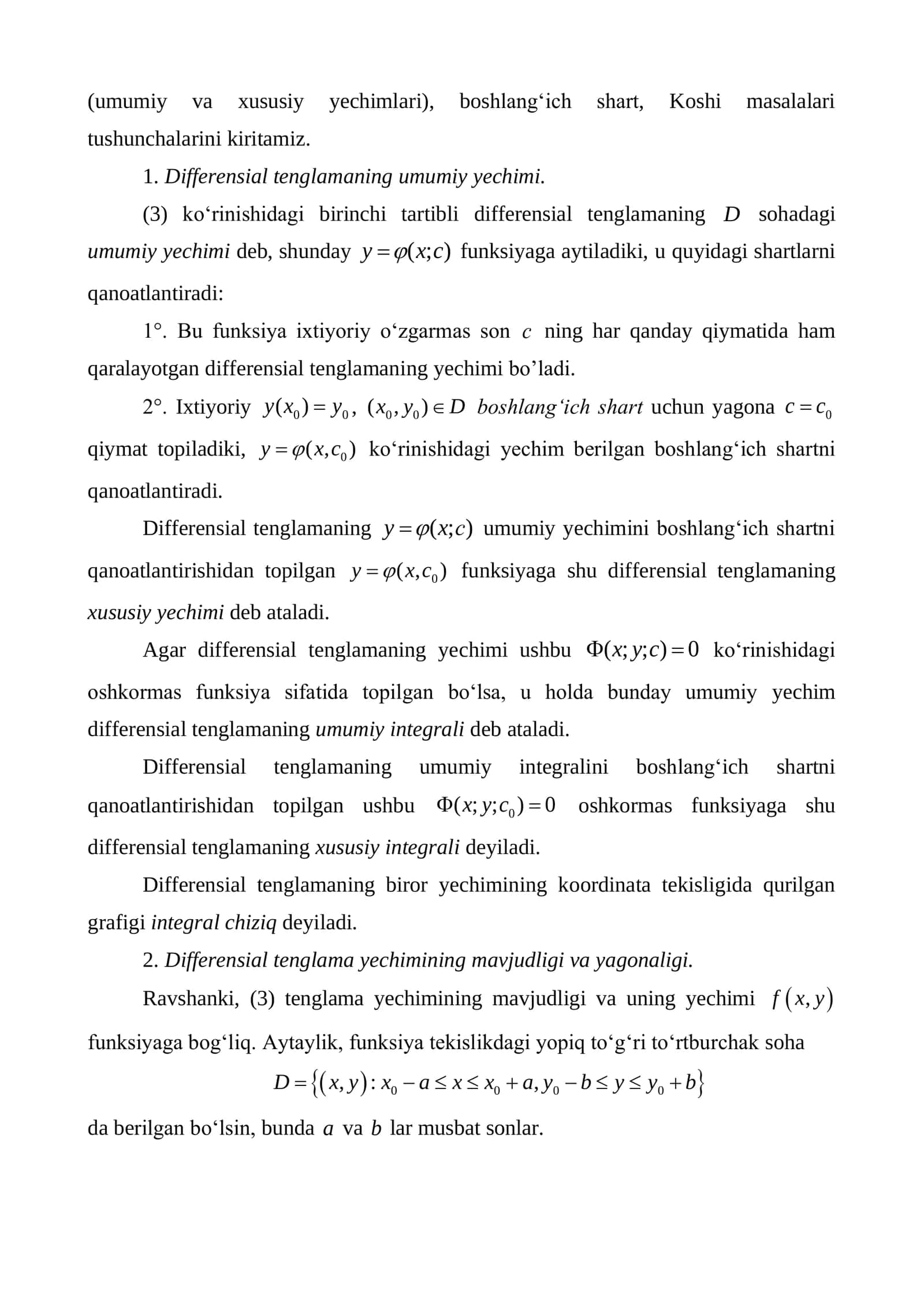 Differensial tenglamalar 3