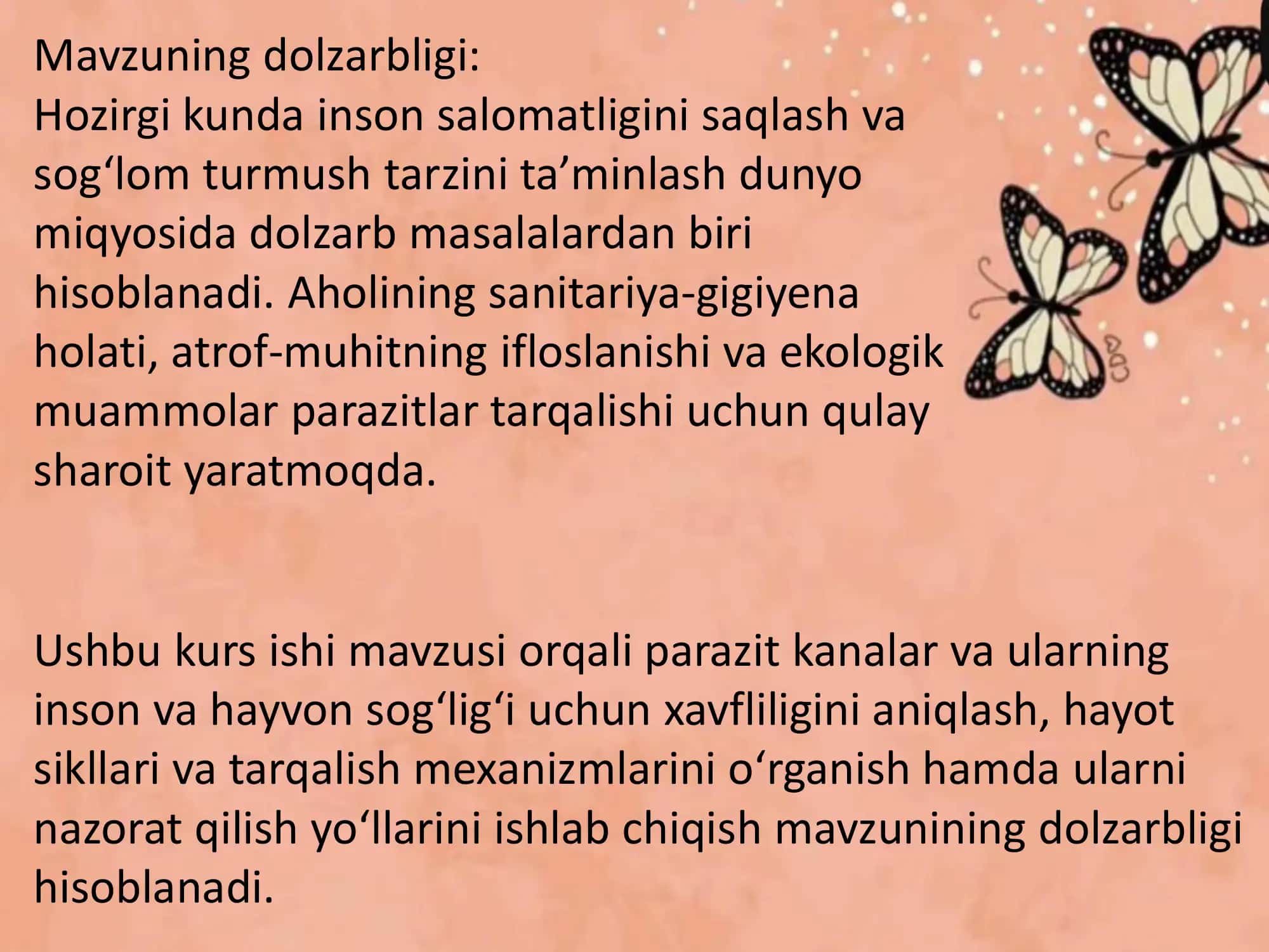 Parazit kanalar va ularning kasallik tarqatishidagi ahamiyati 3