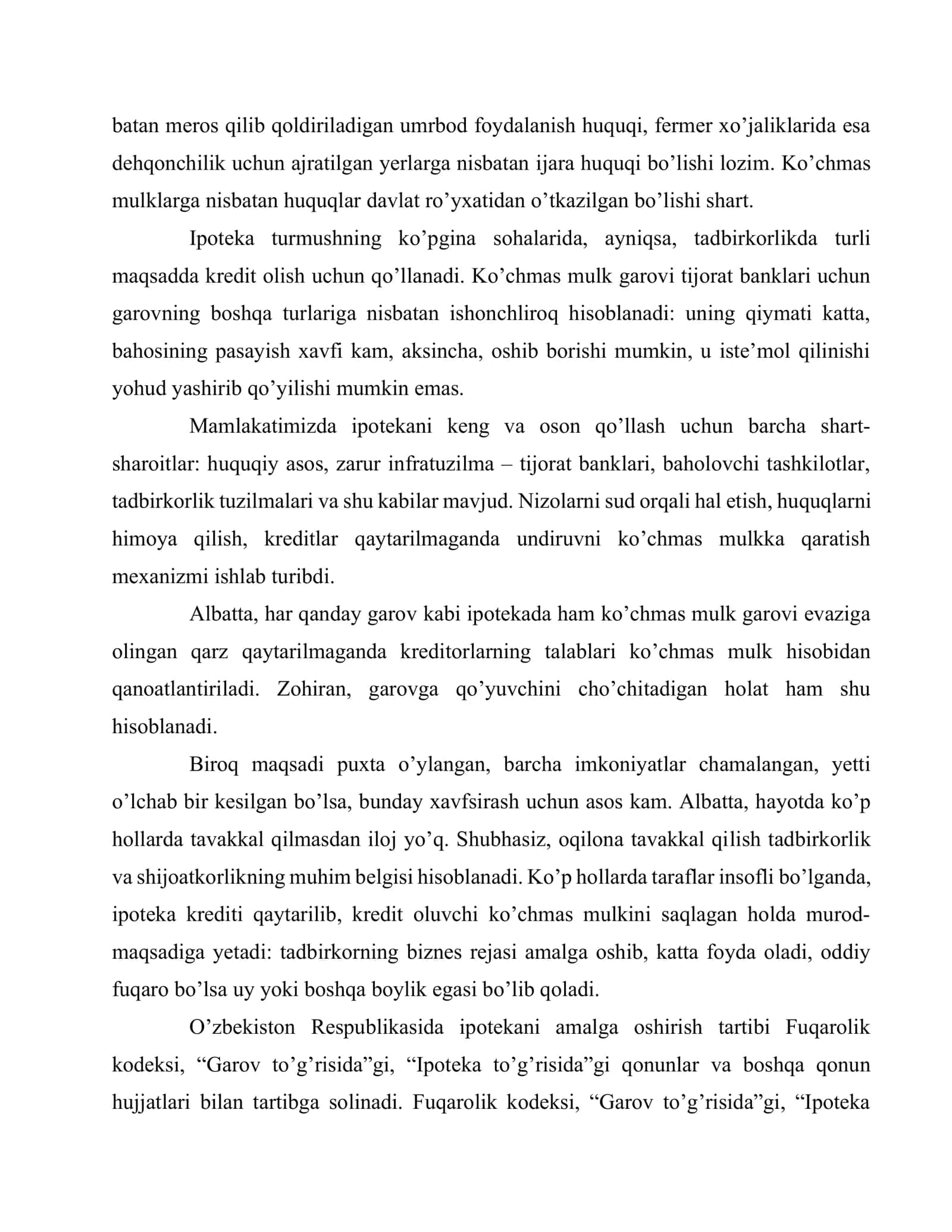 Ipoteka qimmatli qog’ozlar bozori 3