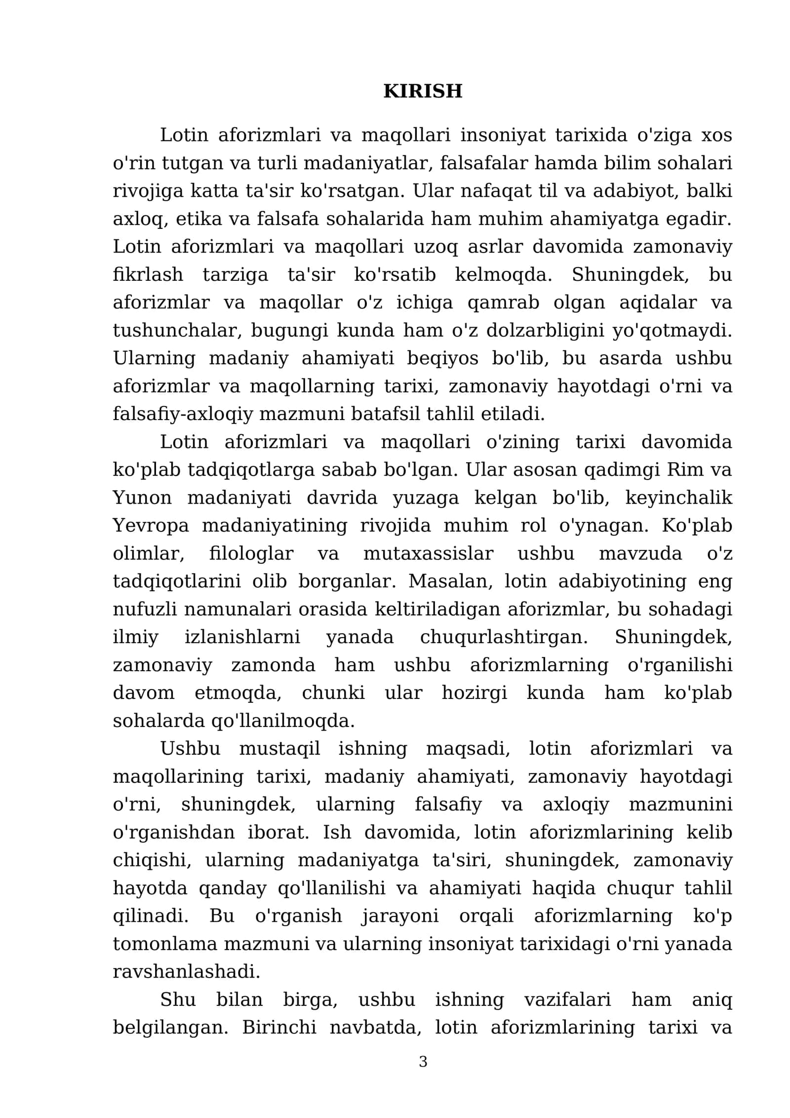 Lotin aforizmlari va maqollari 3