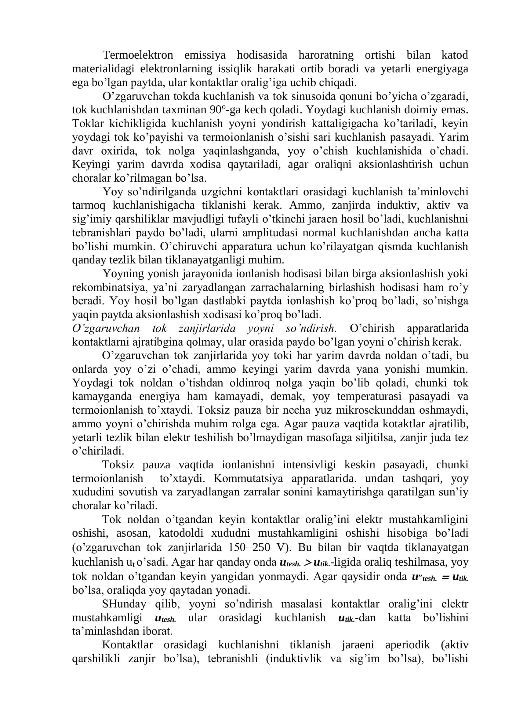 Elektr enegetikasi. Stansiya va podstansiyalarni elektr qismlari fanidan Referat 3