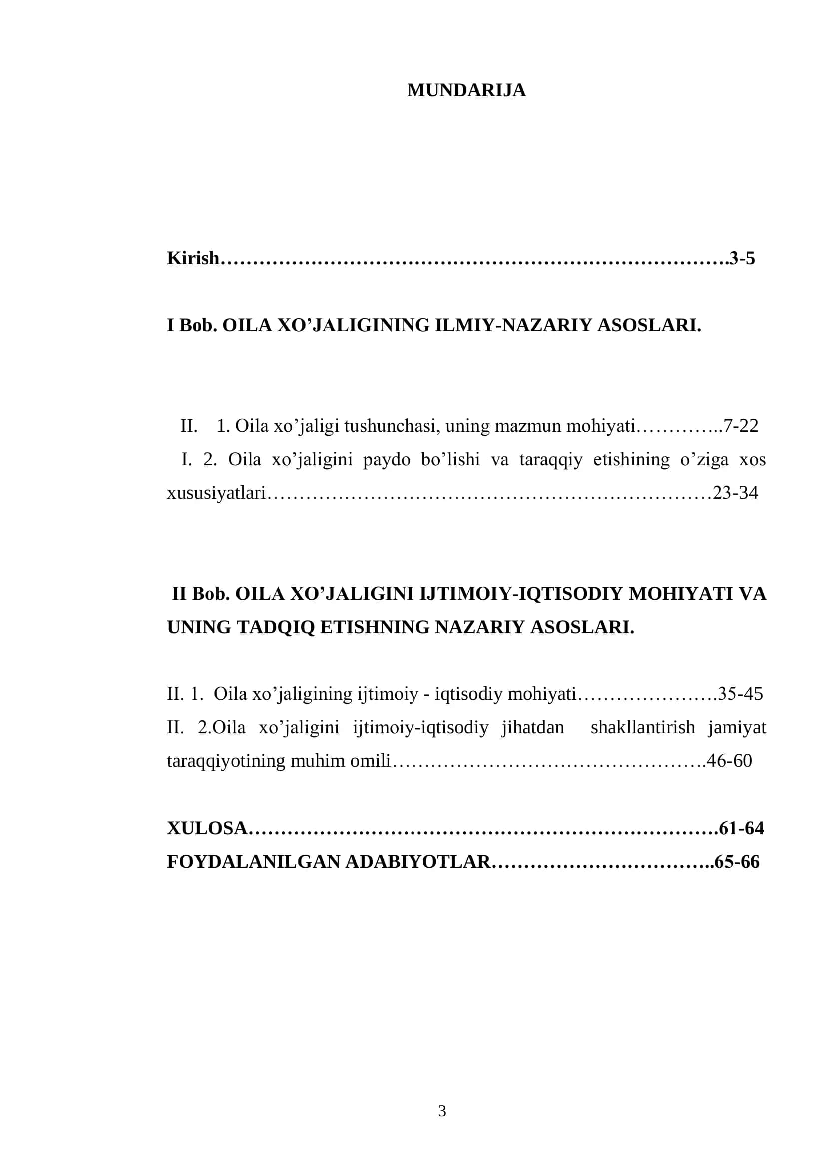 OILA XO’JALAGINI IJTIMOIY IQTISODIY MOHIYATI VA UNING TADQIQ ETIShNING NAZARIY ASOSLARI 3