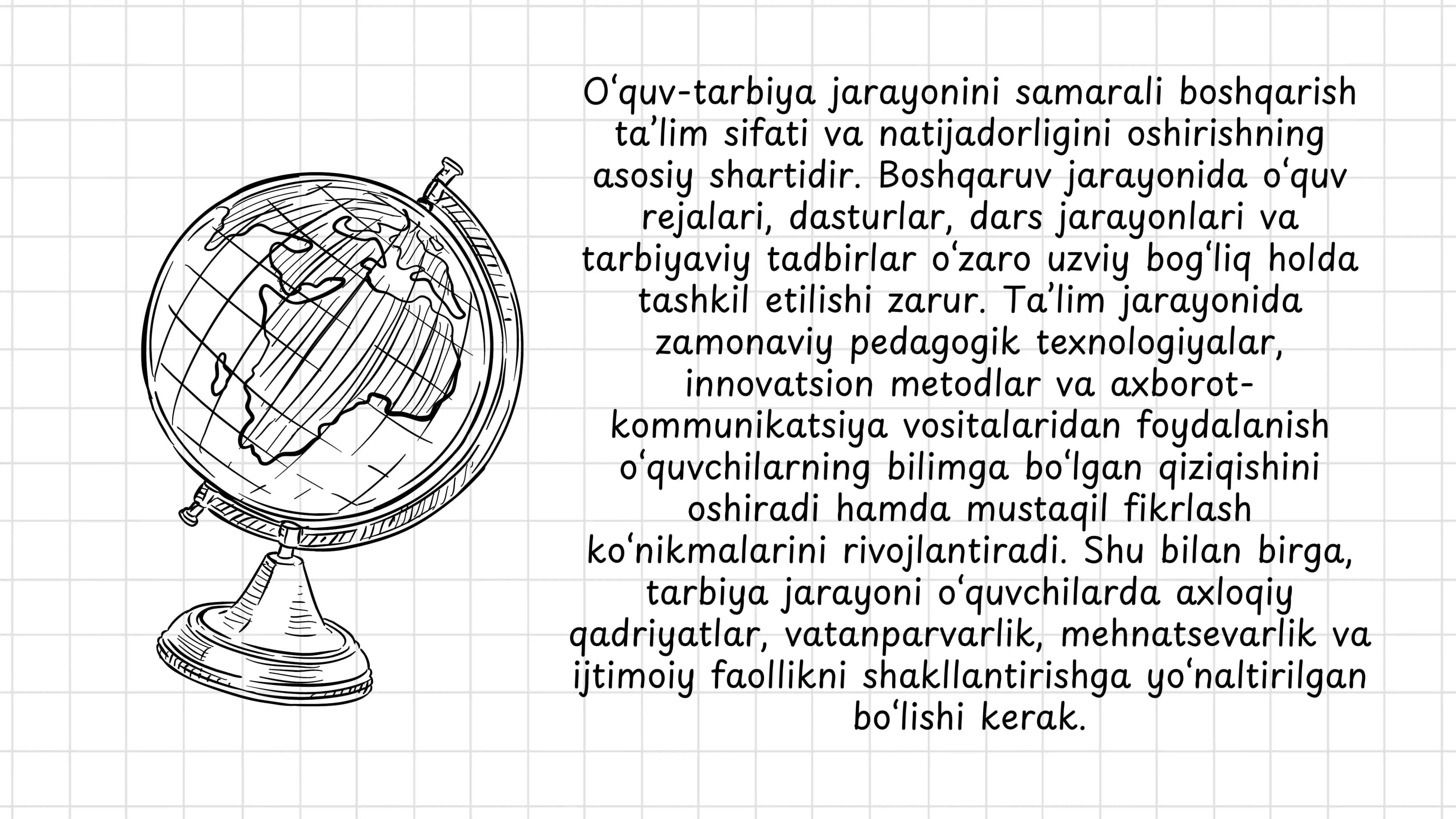 Ta'lim muassasasini rivojlantirish va o'quv-tarbiya jarayonini boshqarish 3