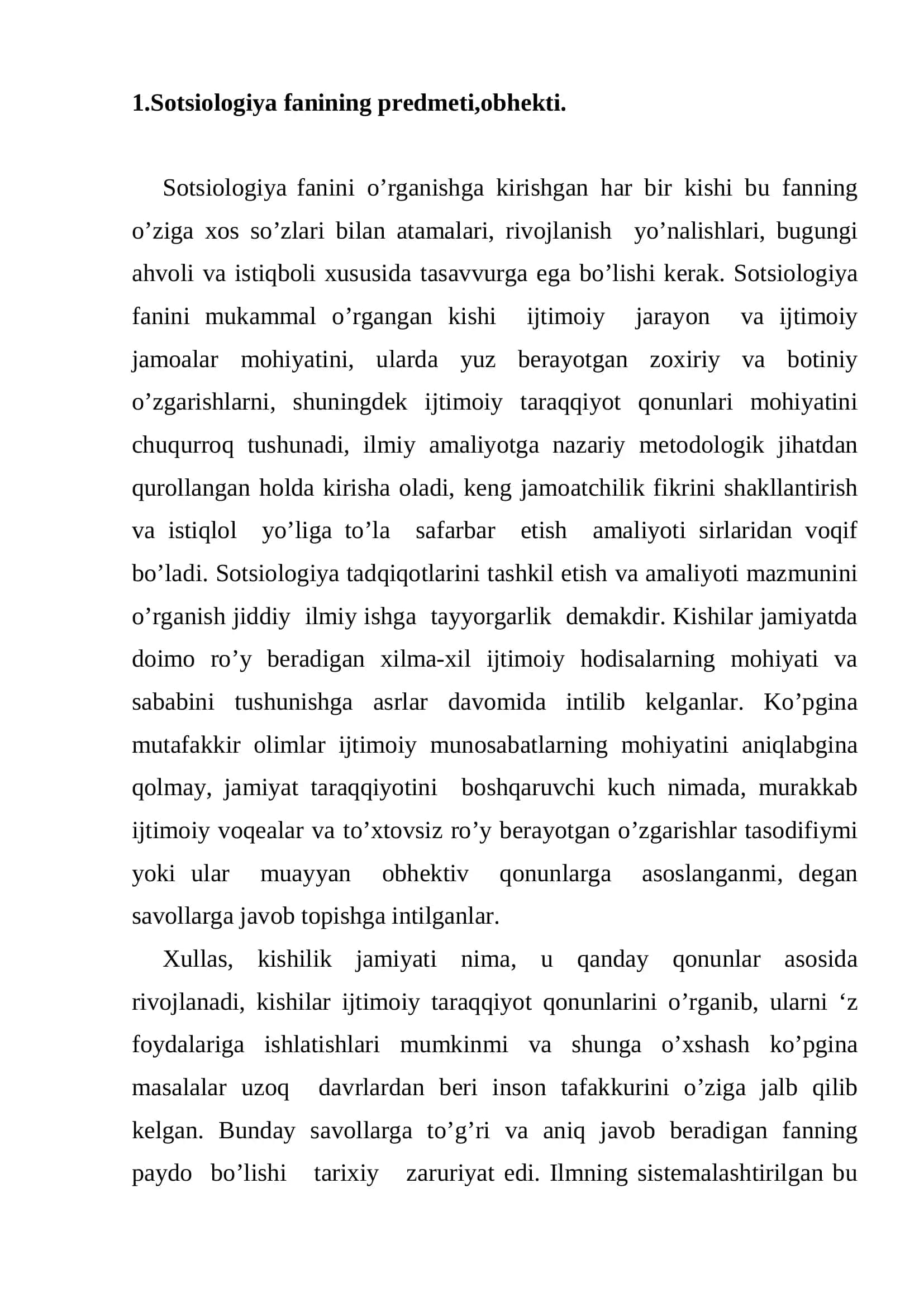 Sotsiologiya fanining asosiy vazifalari 3