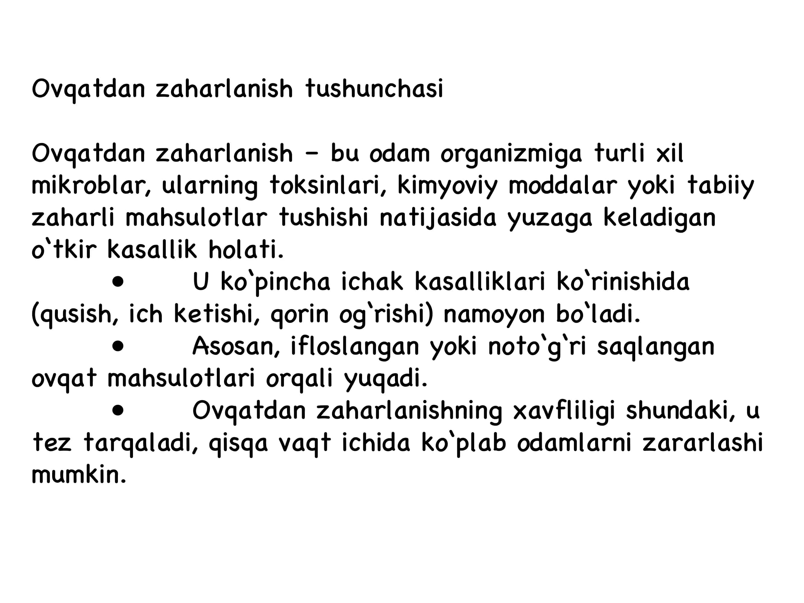 Ovqaydan zaharlanish va uning oqibatlari 3