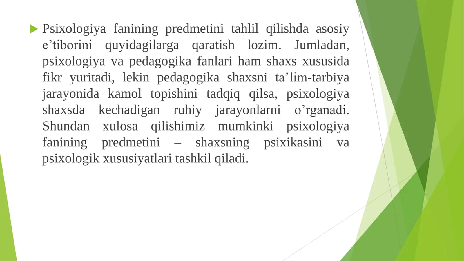 UMUMIY PSIXOLOGIYa FANINING PREDMETI, MAQSADI VA VAZIFALARI. ILMIY TADQIQOT METODLARI 3