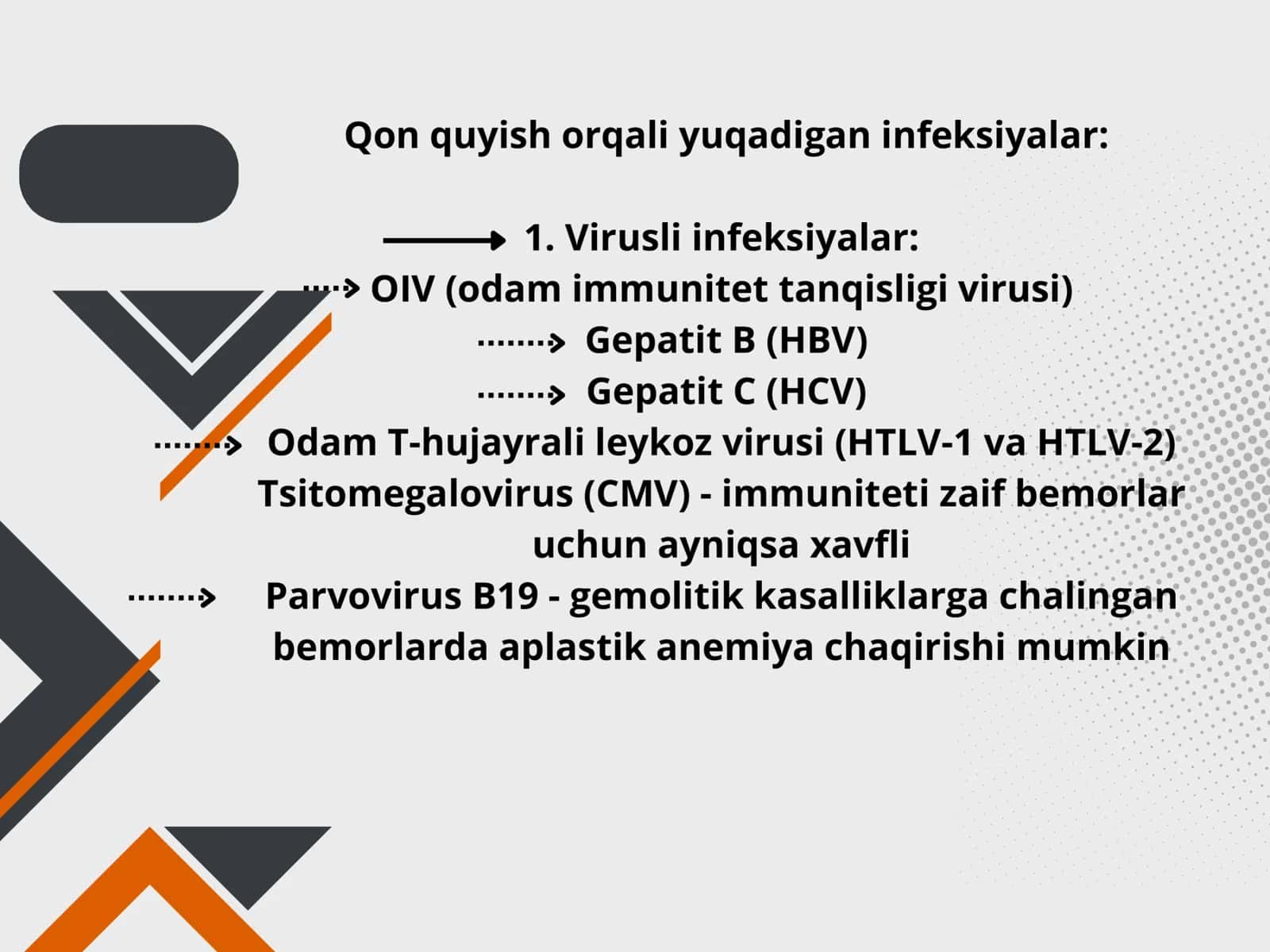 Qon quyish davrida infeksion asoratlar 3