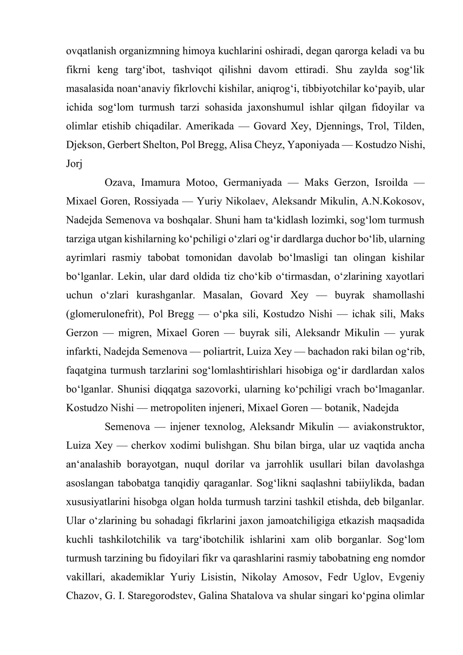 Sog‟lom turmush tarzi (hamshiralik ishi) 3