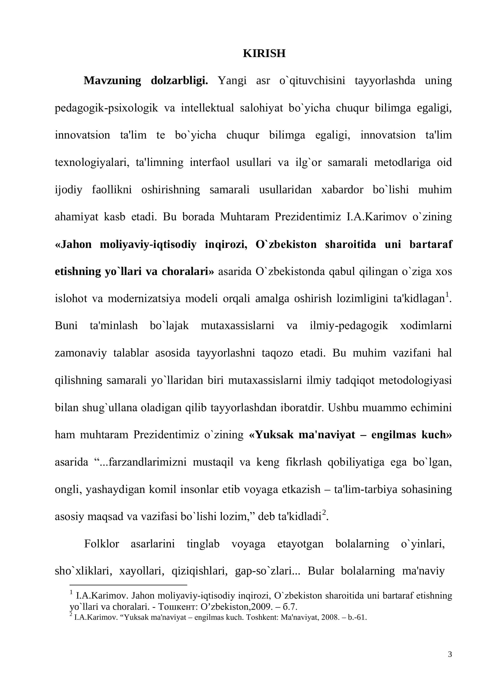 Xalq maqollari orqali o`quvchilarning ma'naviy-axloqiy tarbiyasini rivojlantirish mеtodikasi 3