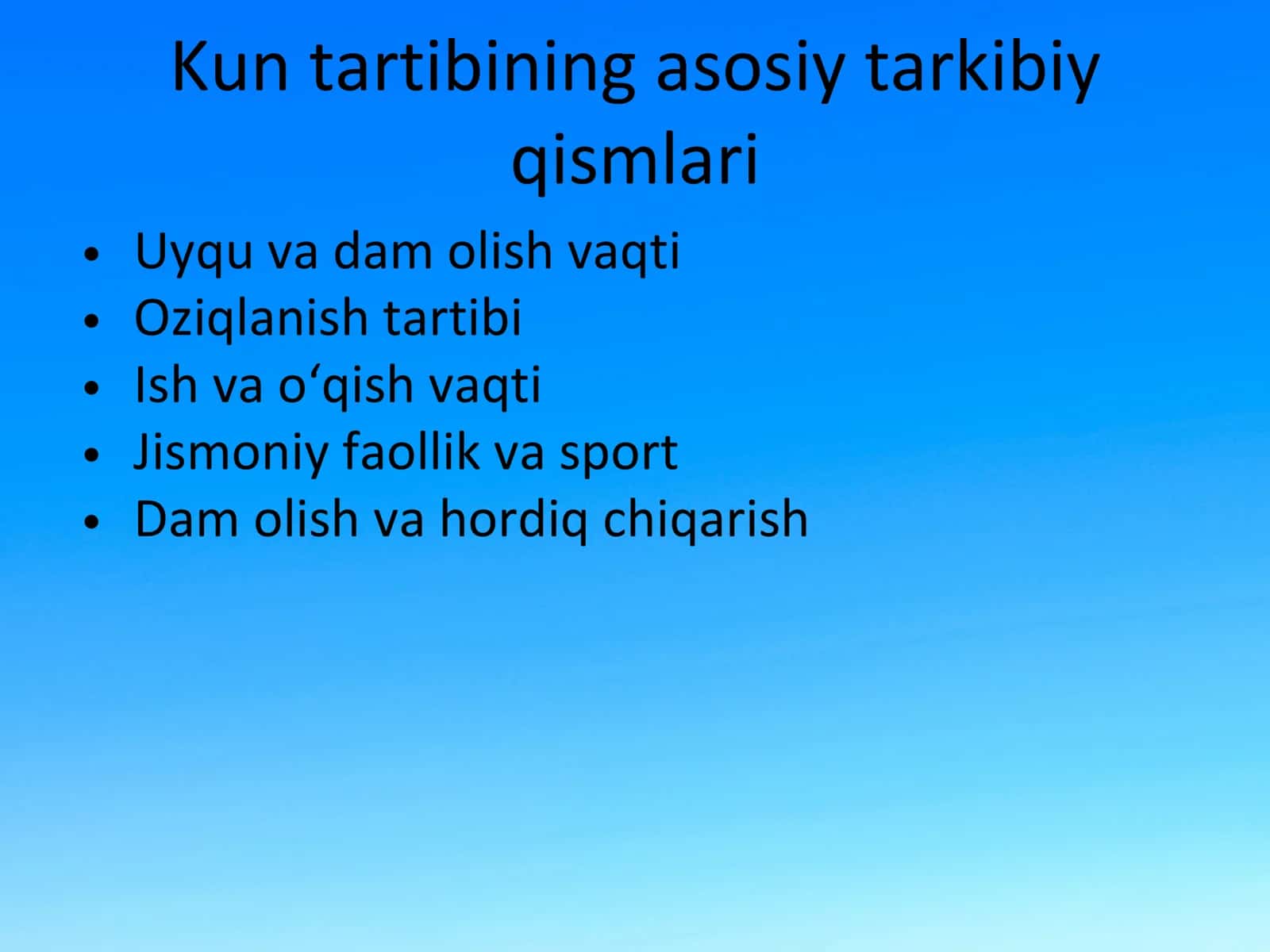 Kun tartibi va uning ahamiyati 3