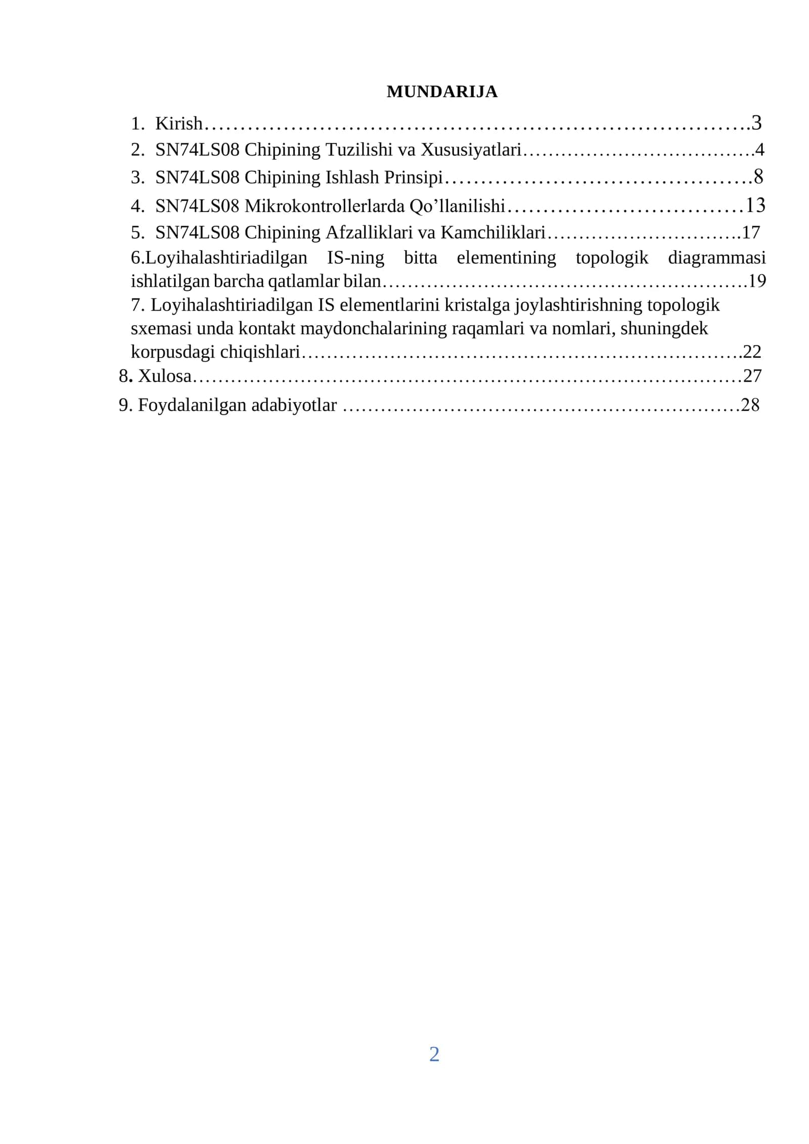 1. BIPOLYAR IMS ELEMENTLARINI LOYIHALASH XUSUSIYATLARI 2 BIPOLYAR IMS ELEMENTLARINING KONSTRUKSIYASI 3. IMS TOPOLOGIYASINI LOYIHALASH 3
