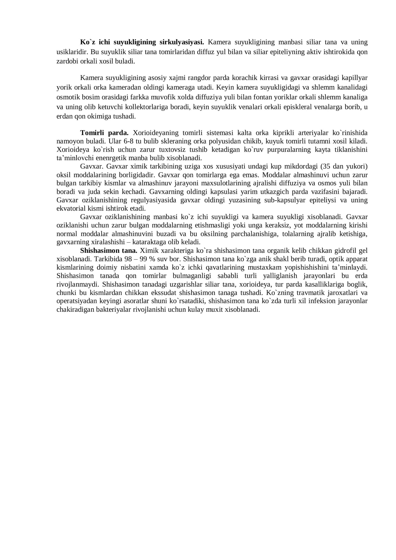 Koʻz Anatomiyasi Fiziologiyasi va Patologiyalari 3