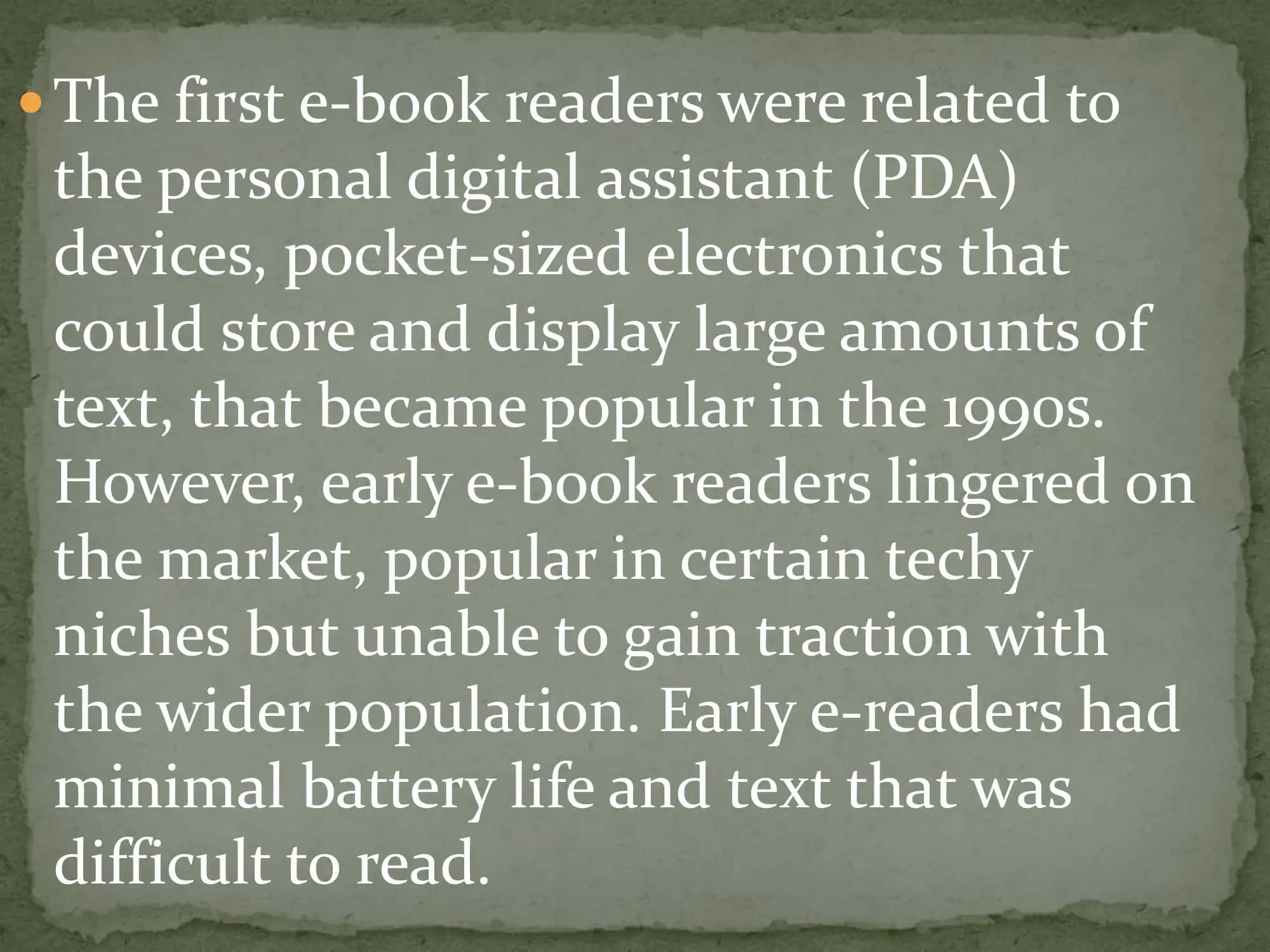 Influence of E-Books Technology 3