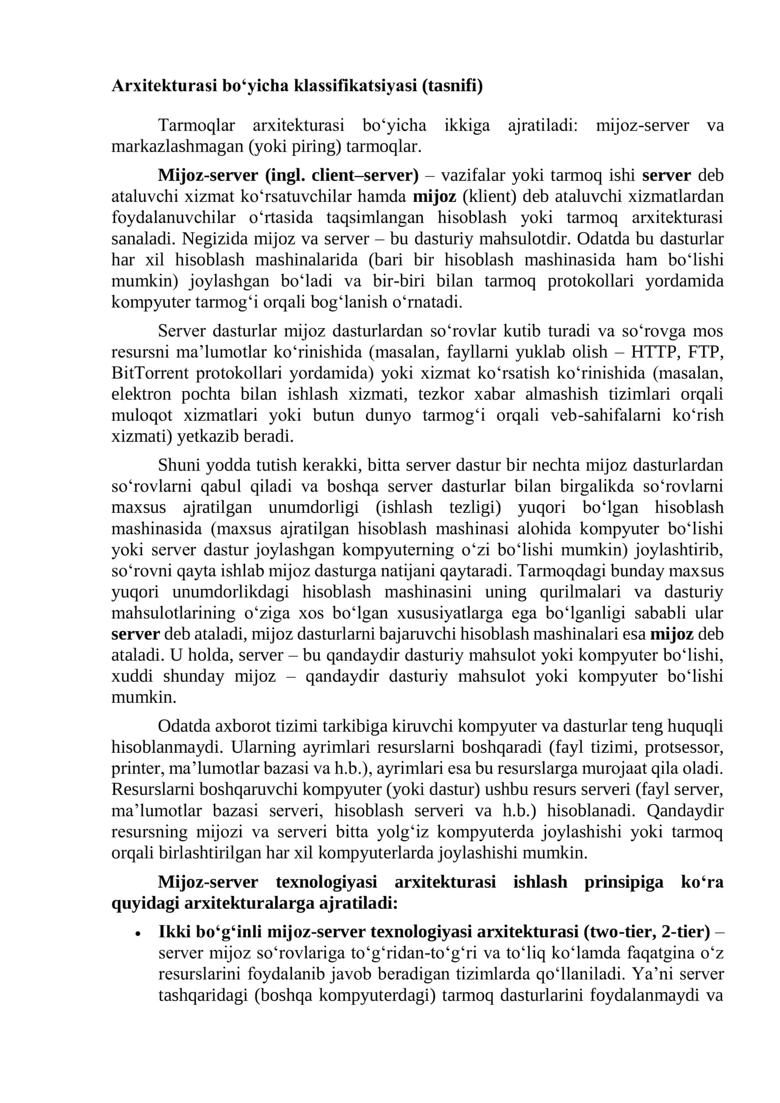 Kompyuter tarmoqlari va internet xizmatlari 3