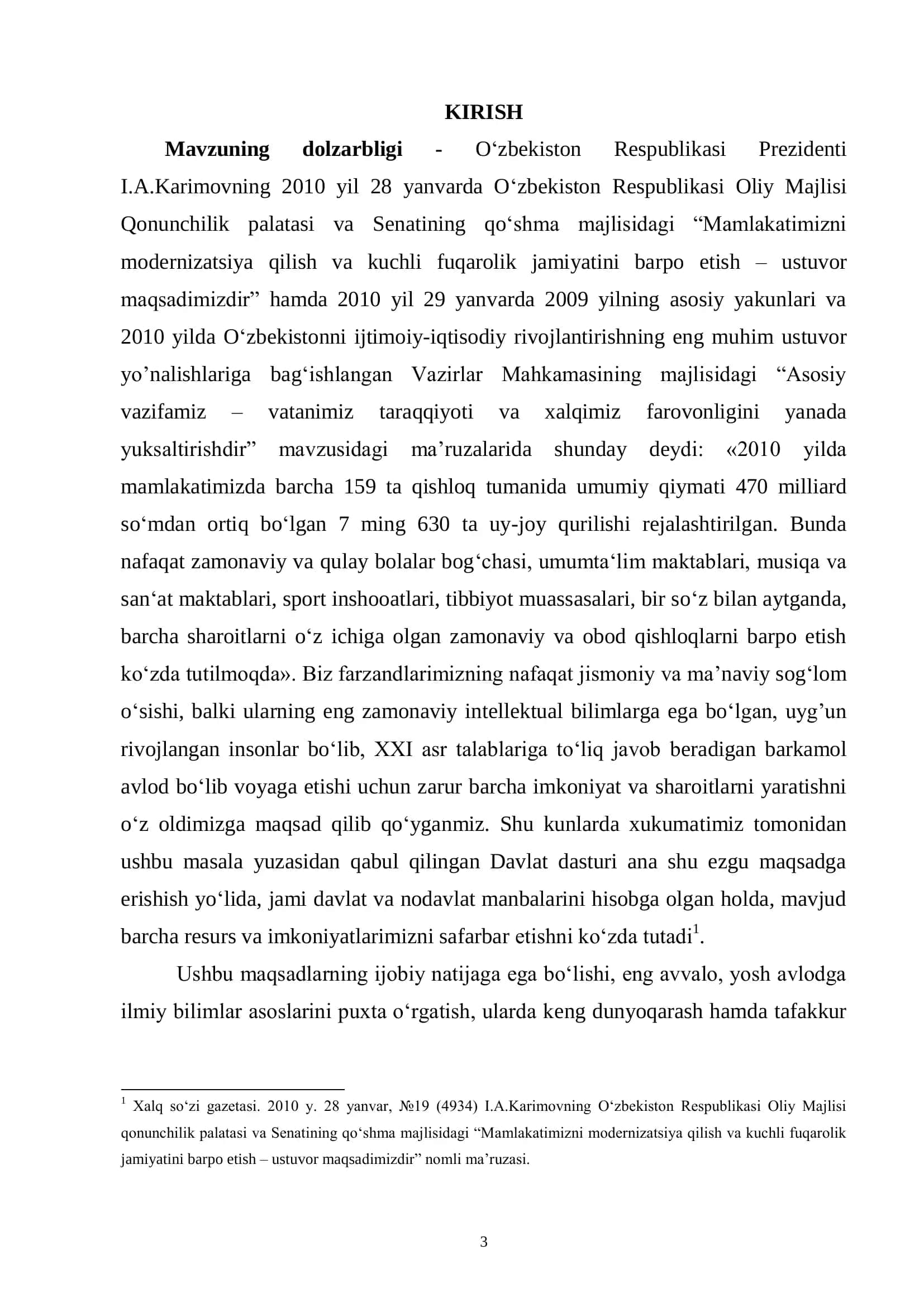 Grafik tasvirlash asoslari fanidan vazifalar ishlanmasi (Chizmachilik praktikumi misolida) 3