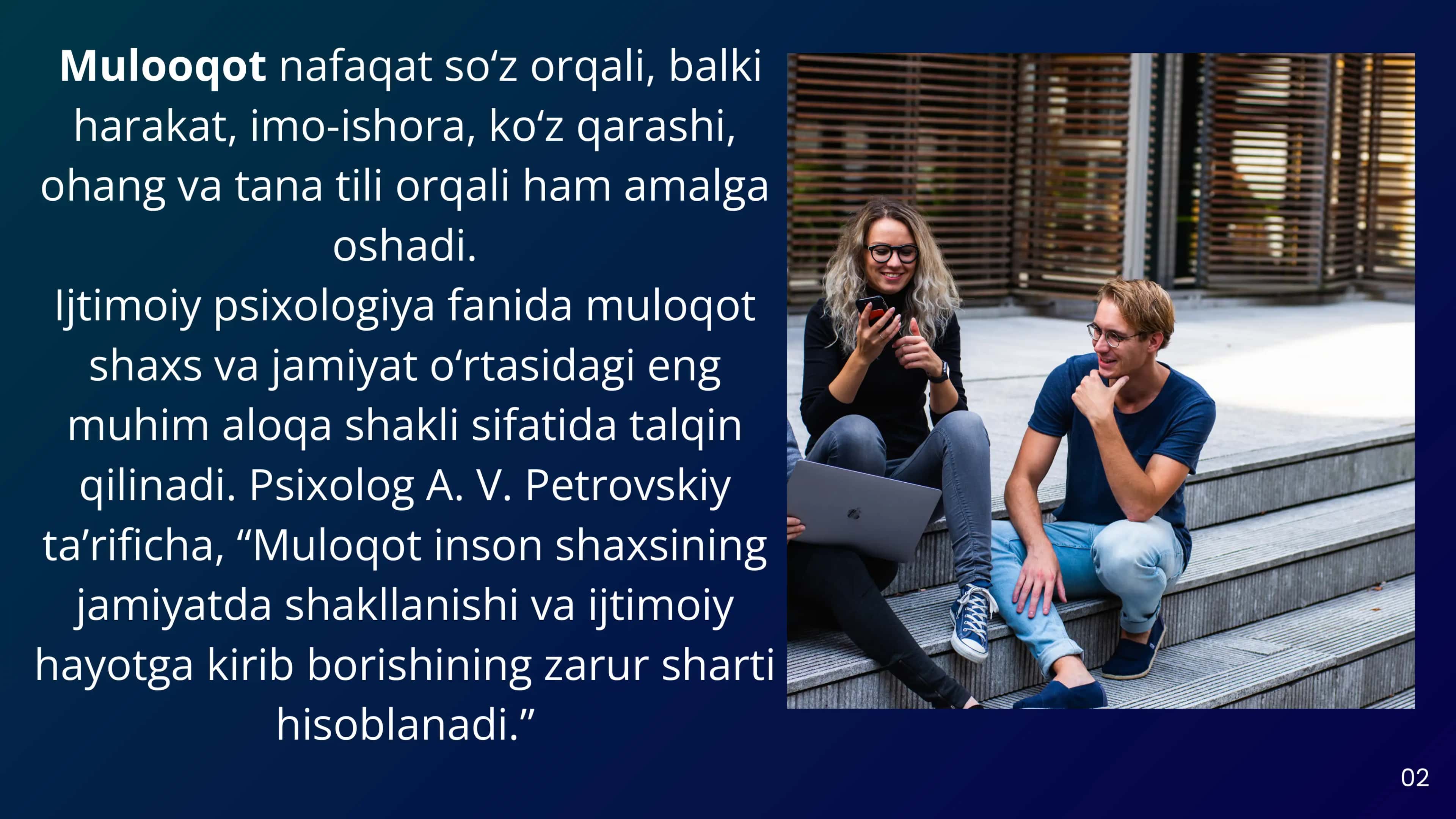 Muloqotning shaxs hayotida tutgan o'rni 3