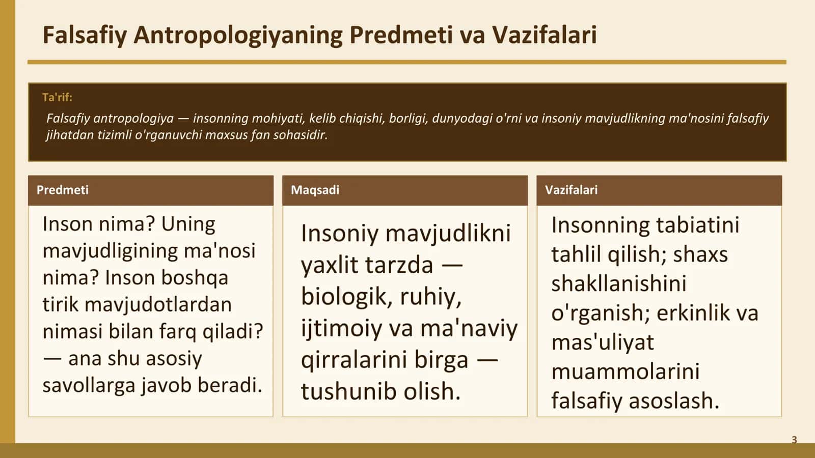 Falsafiy Antropologiya (Inson Falsafasi) 3