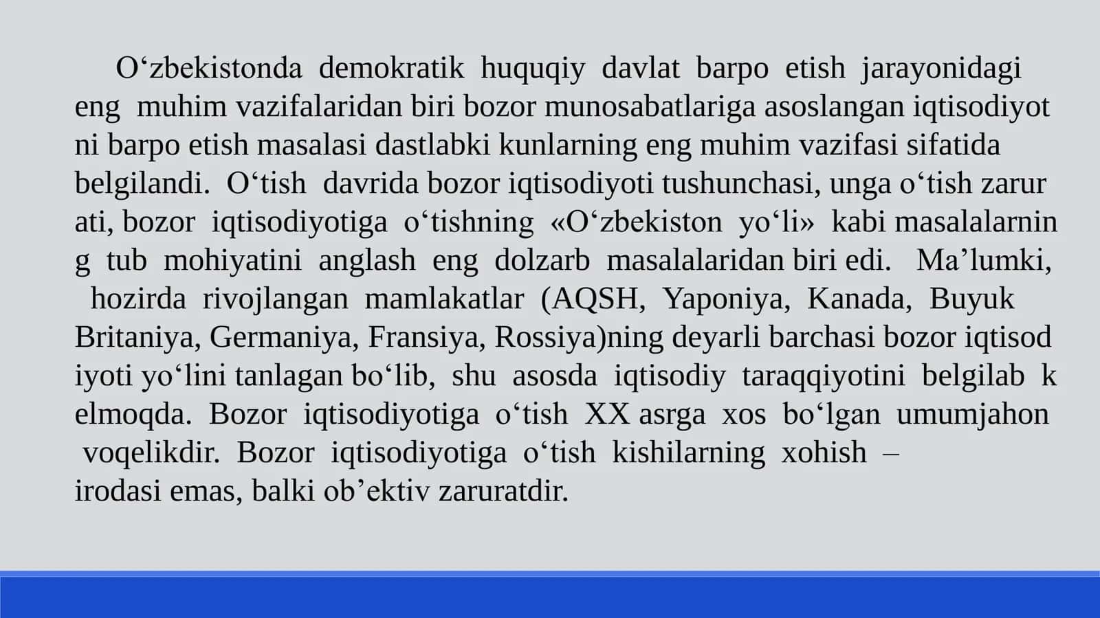 O‘ZBEKISTONNING YANGI TARIXI 3