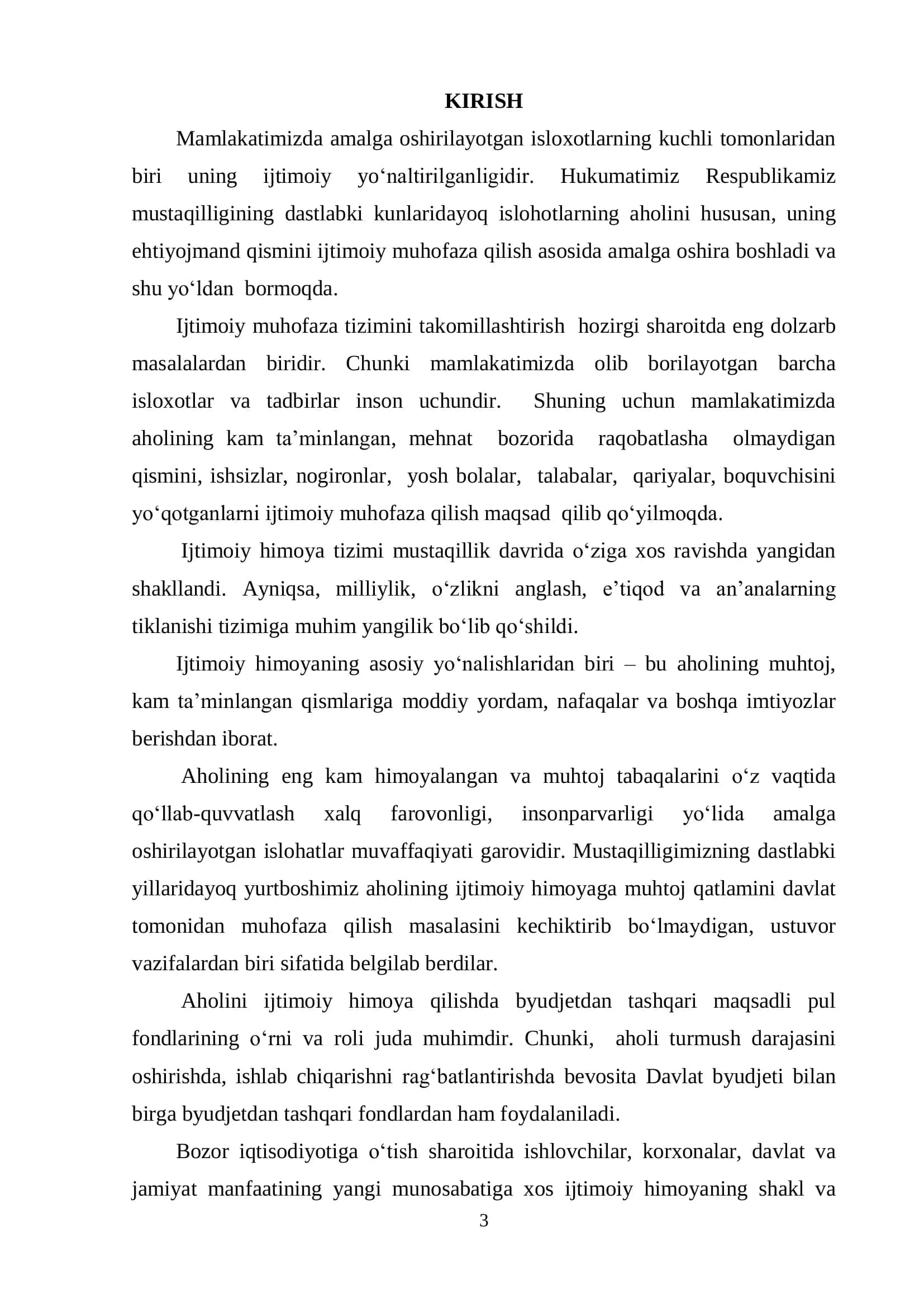 AHOLINI IJTIMOIY HIMOYALASH TADBIRLARINI AMALGA OSHIRISHDA BYUDJETDAN TASHQARI FONDLARNING AHAMIYATI 3