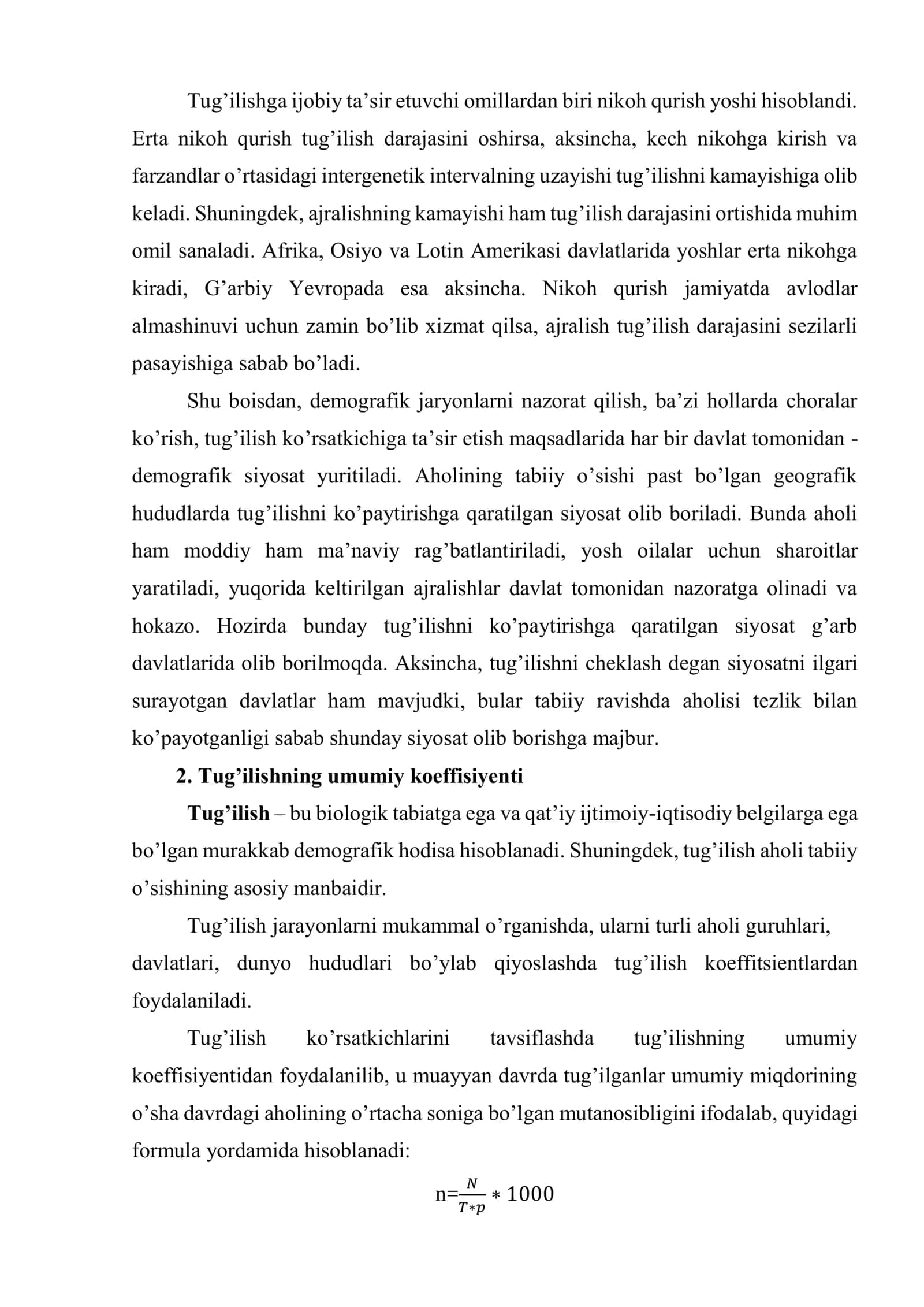 TUG’ILISH KO’RSATKICHLARI 3