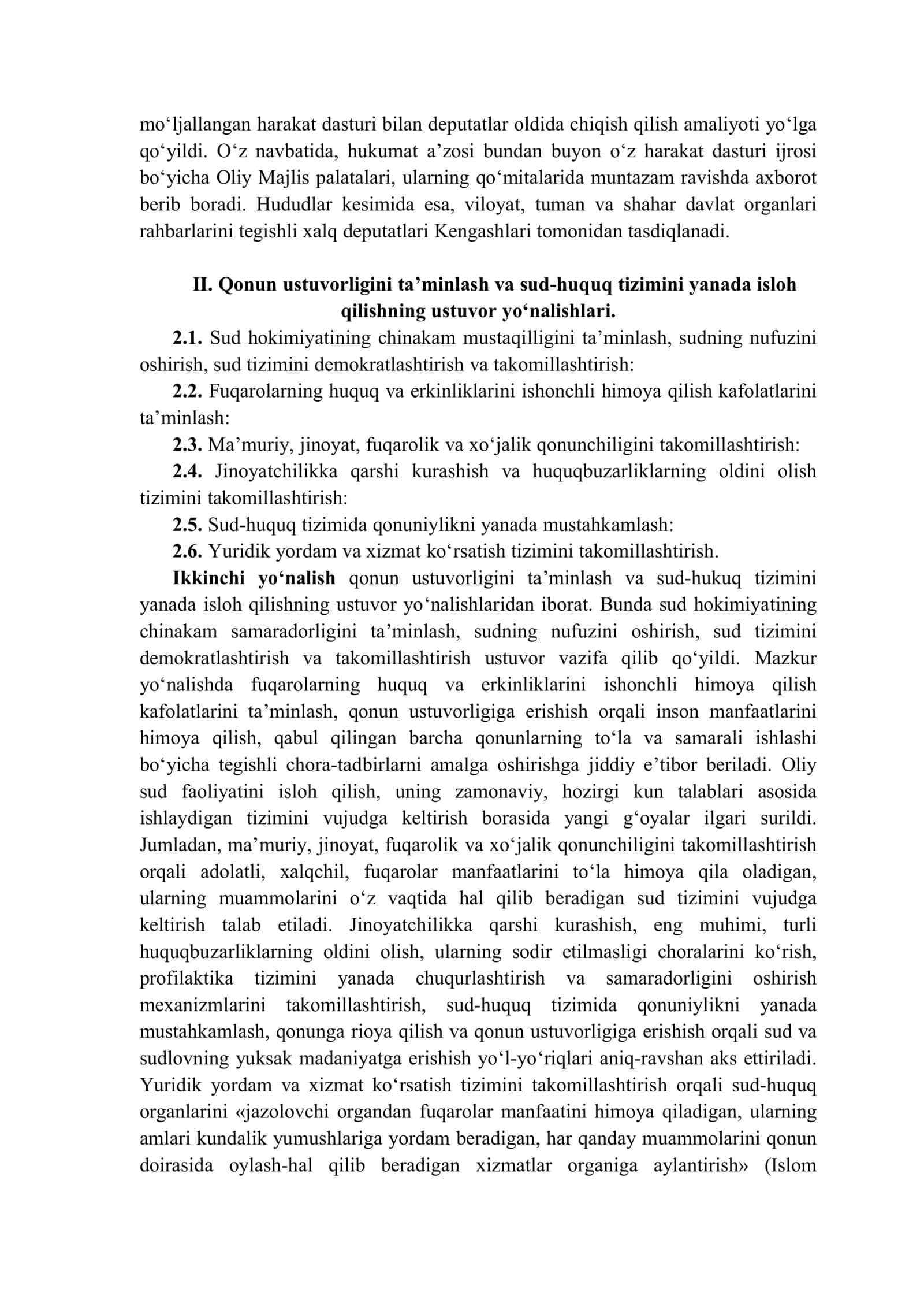 14-15 mavzu. Yangi O’zbekistonda amalga oshirilayotgan islohotlar 3