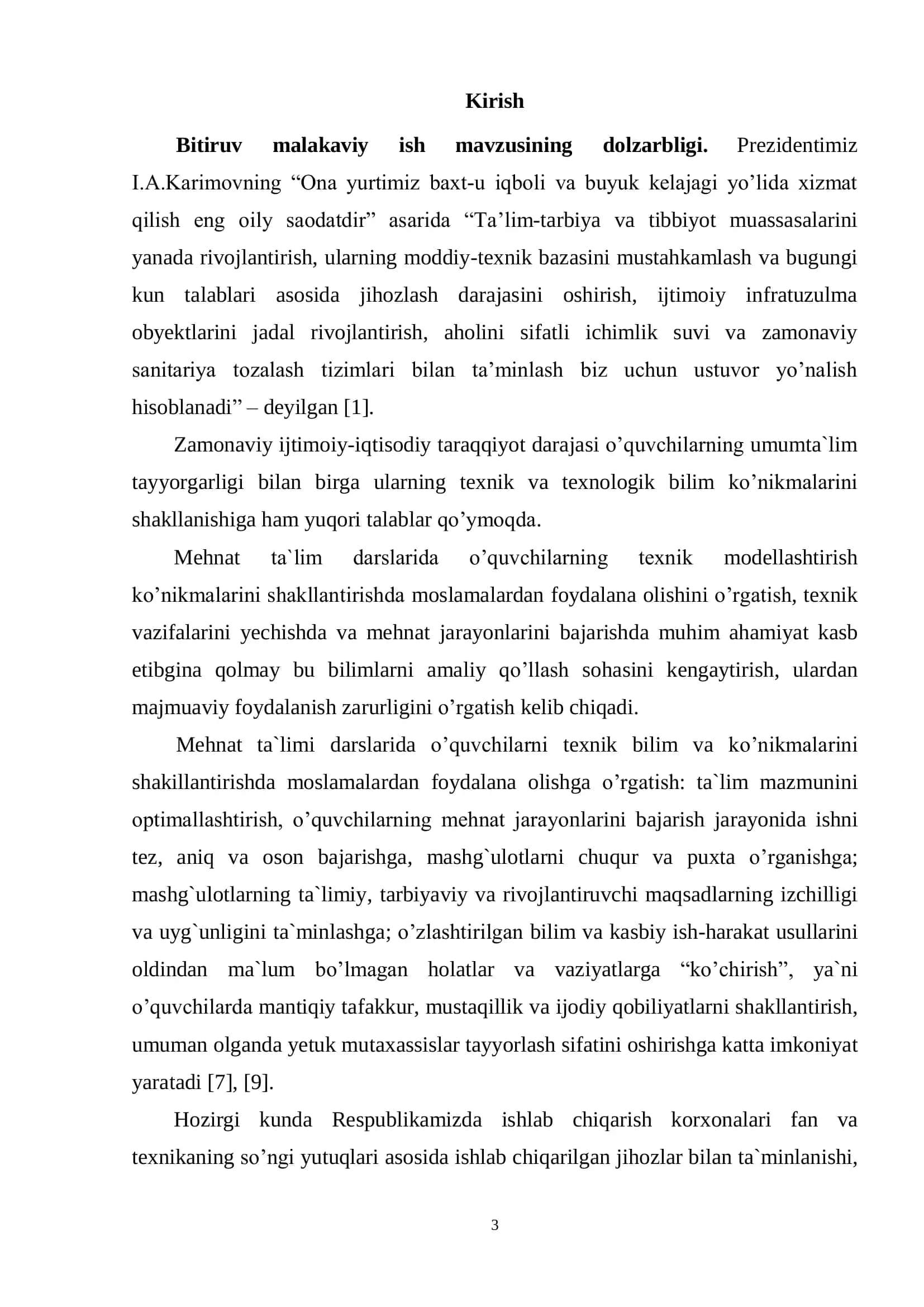 VII sinf O'quvchilarining texnik modellashtirish konikmalarni shakllantirish 3