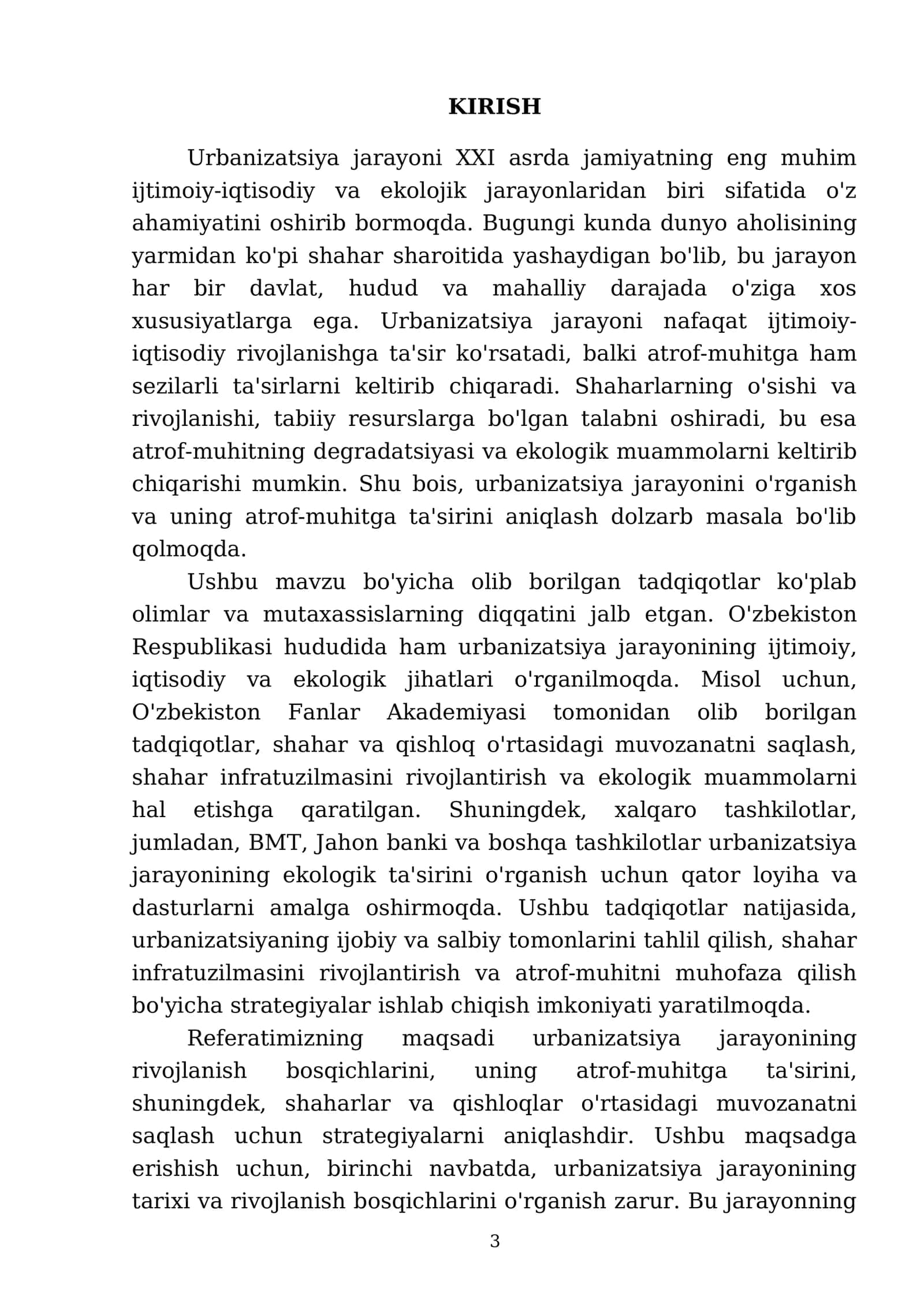 Urbanizatsiya jarayoni va atrof-muhitga tasiri 3