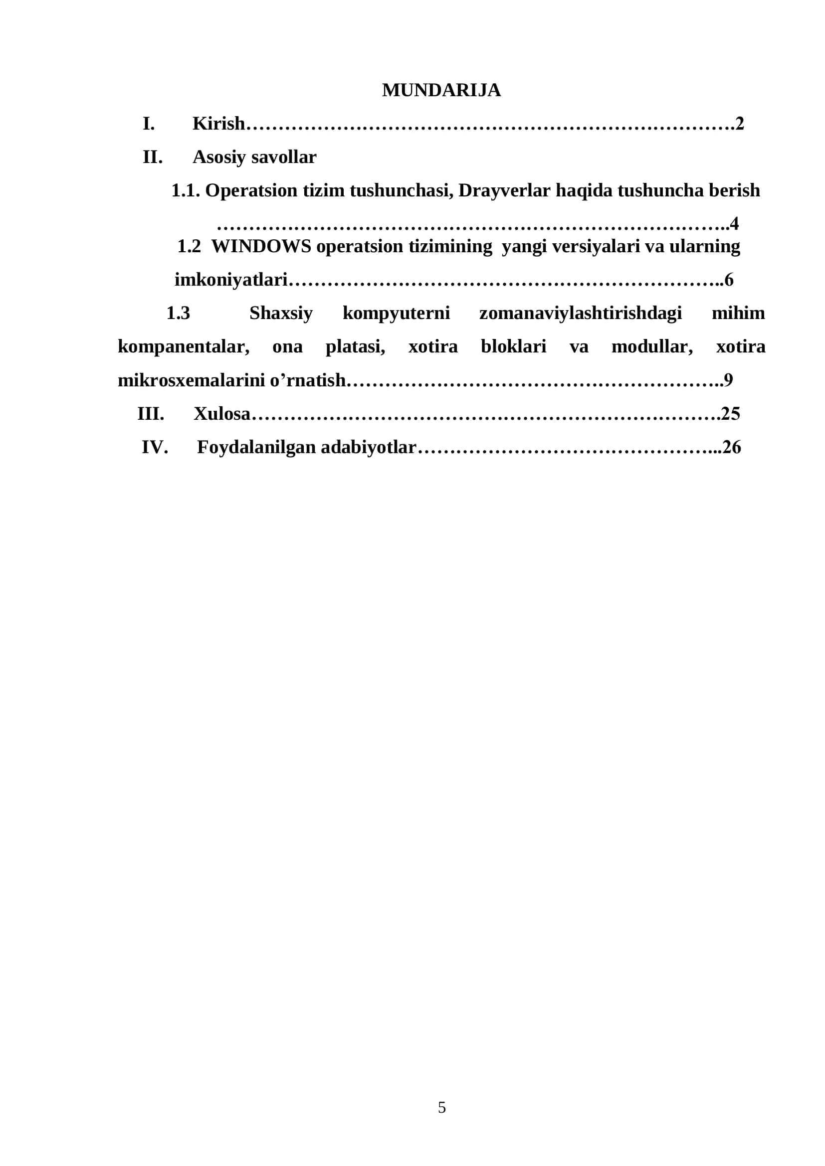 Kompyuter va kompyuter tizimlarini sozlash va ta’mirlash texnigi 3