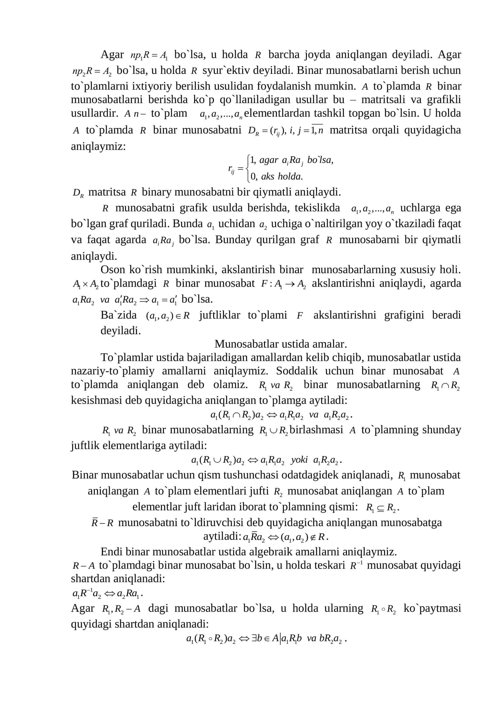 To`plamlar va ular ustida amallar 3