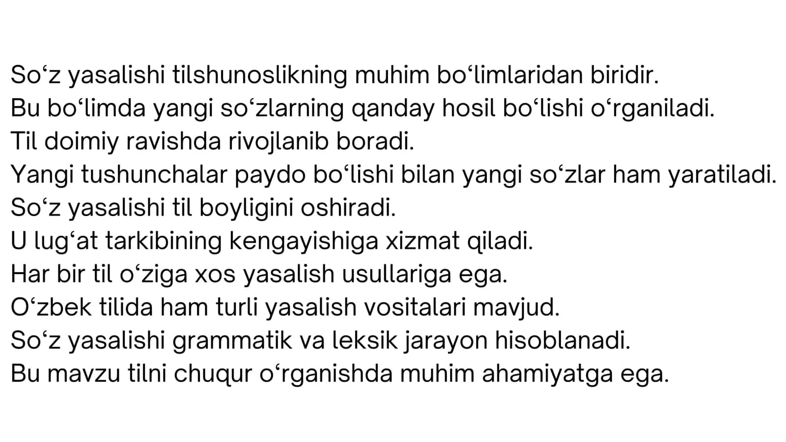 Soʻz yasalishi 3