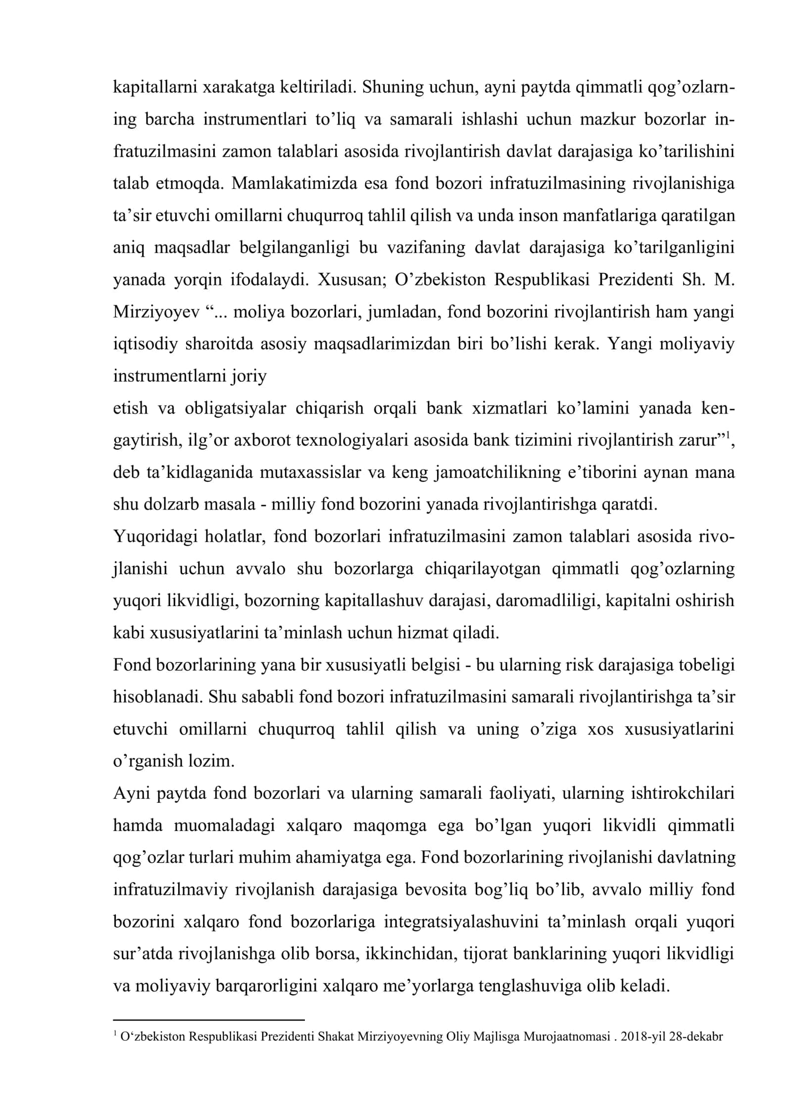 Fond bozorining rivojlantrish istiqbollari 3
