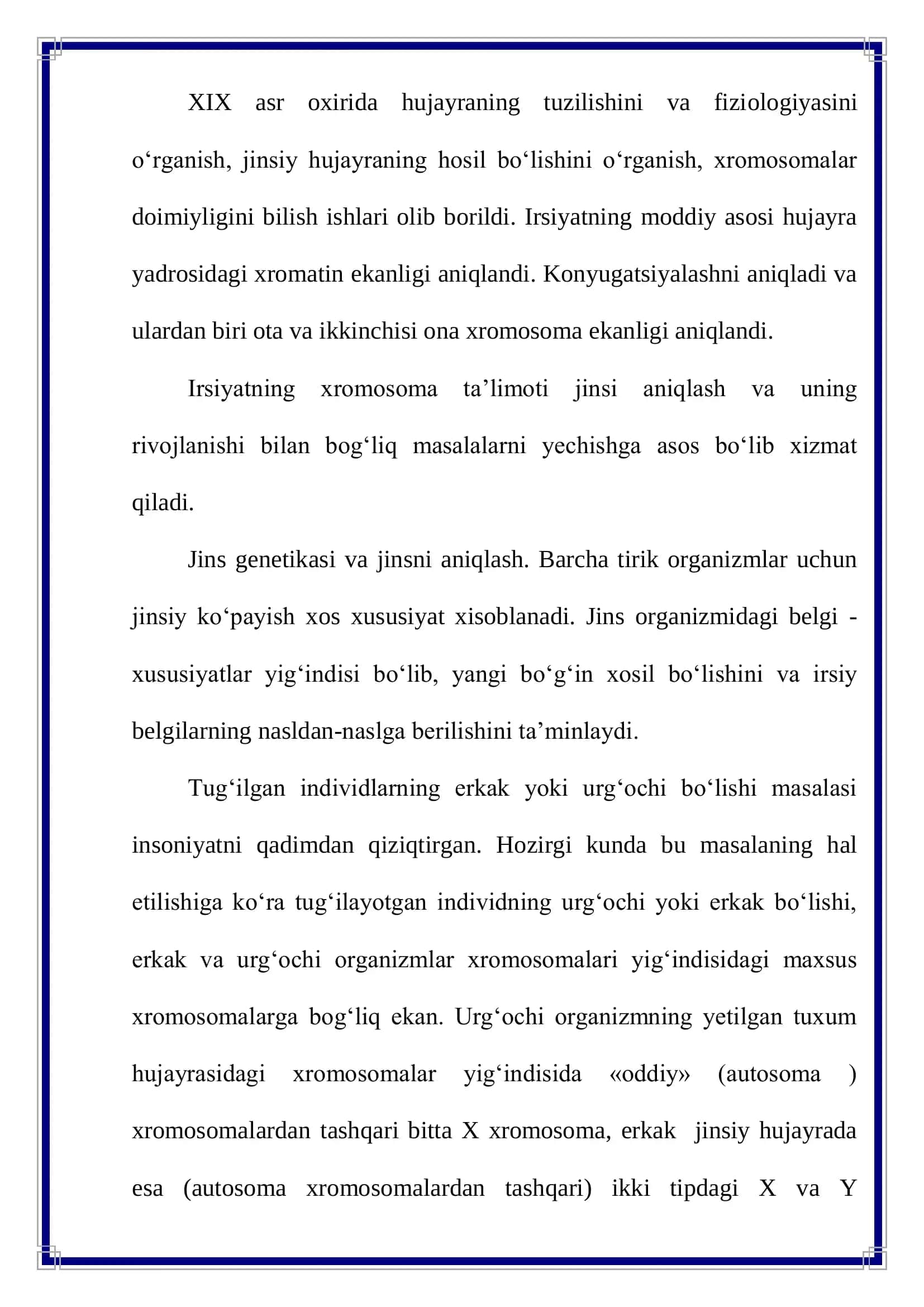 Kamoldinova Dilnavozning "Genetika" Fanidan "Belgilarni Irsiylanishi va Uni Aniqlash" Referati 3