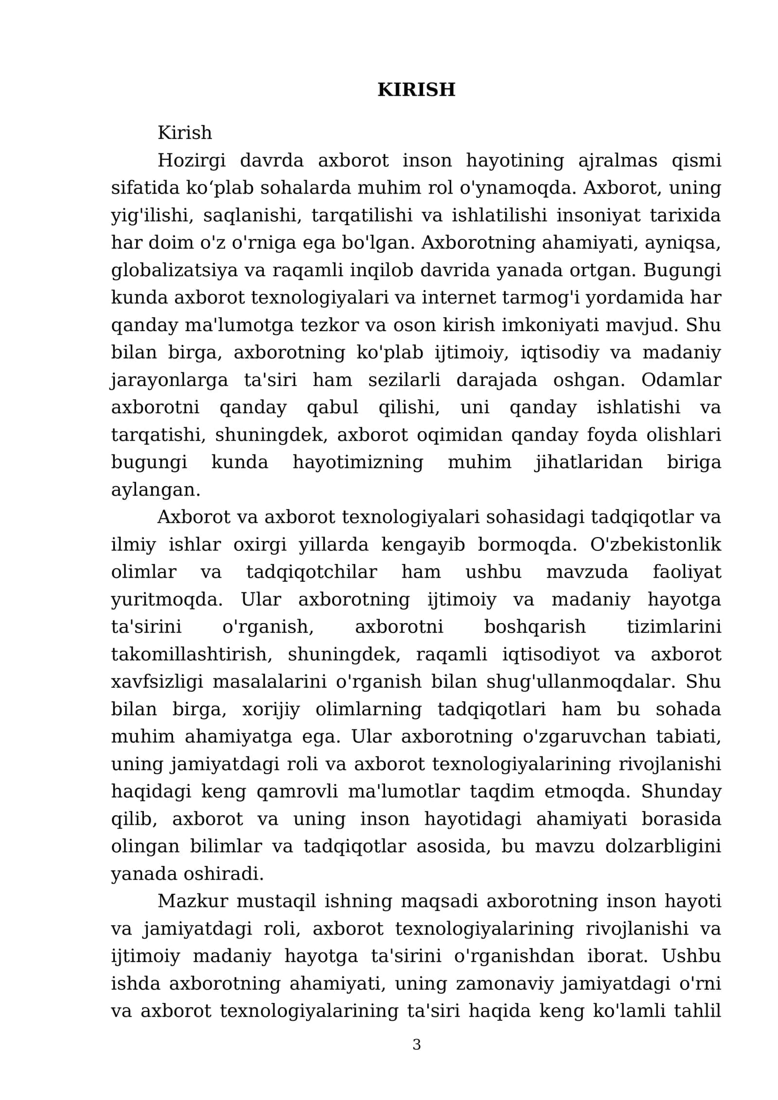 Abdugaffarov Gʻolibjonning Media Savodxonlik Fanidan Tayyorlagan Mustaqil Ishi 3