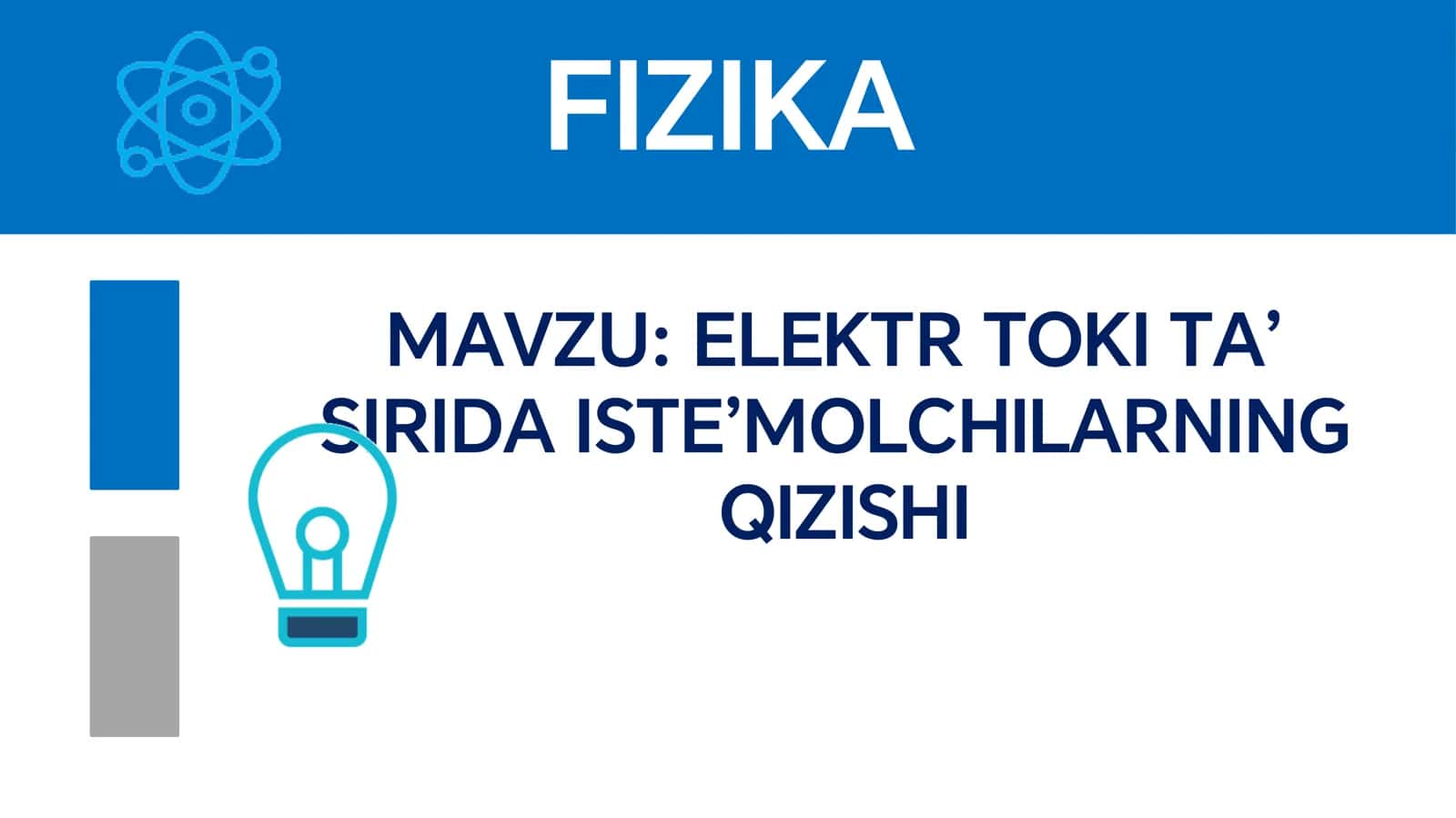 ELEKTR TOKI TA’ SIRIDA ISTE’MOLCHILARNING QIZISHI 3