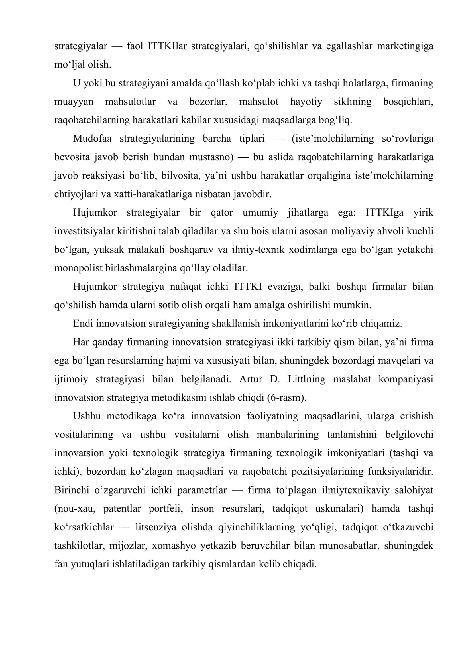 Innovatsion loyihalar korxona (firma)ning rivojlanishi manbai va uslublari sifatida 3