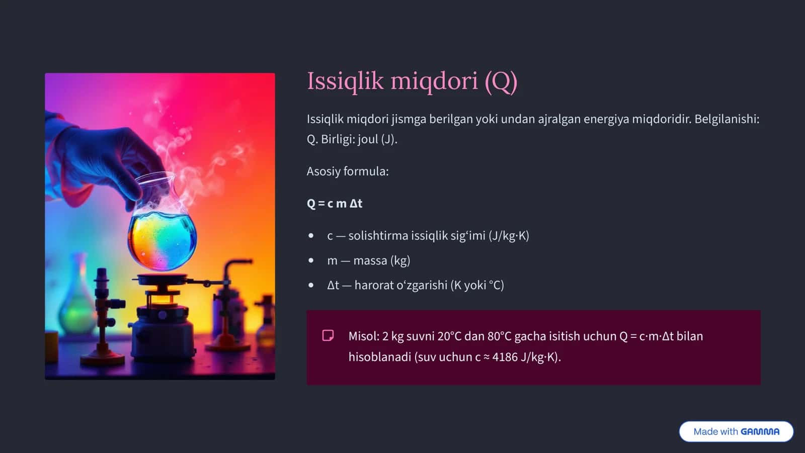 Issiqlik hodisalari — umumiy 3