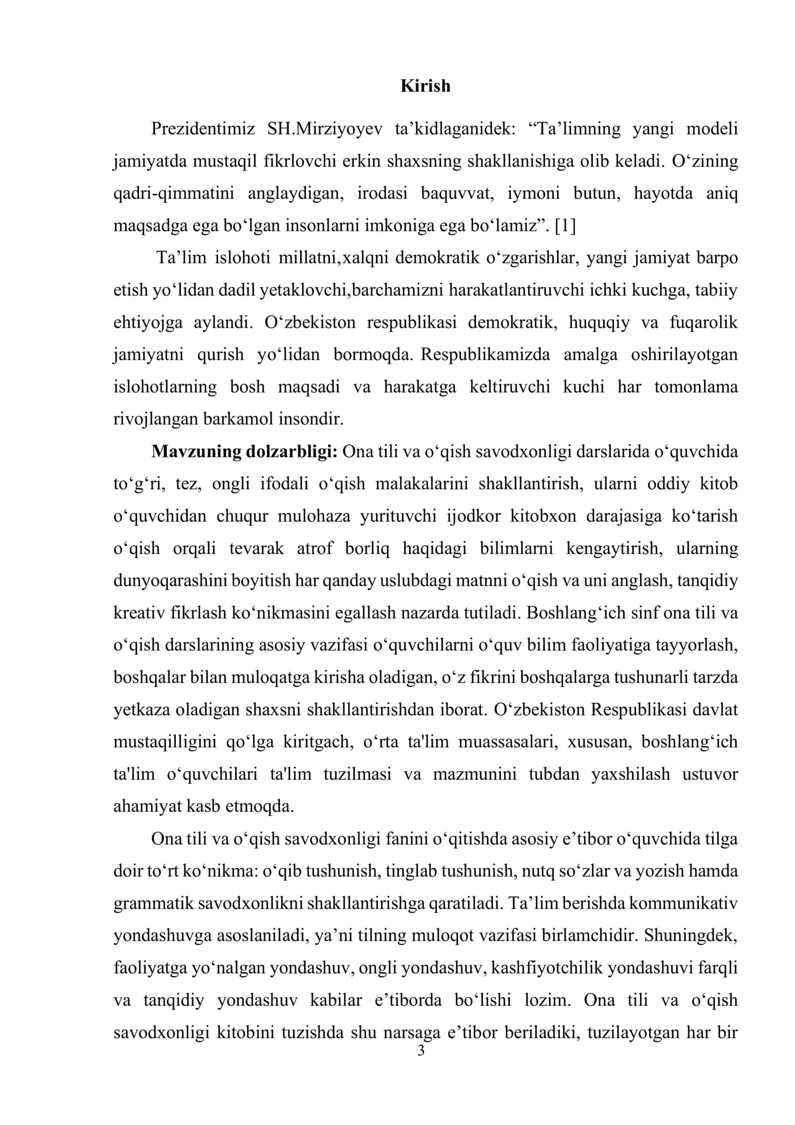 Boshlangʻich sinflarning ona tili va o‘qish savodxonligi darslarida lirik asarlarni ifodali o‘qitishga o‘rgatish 3