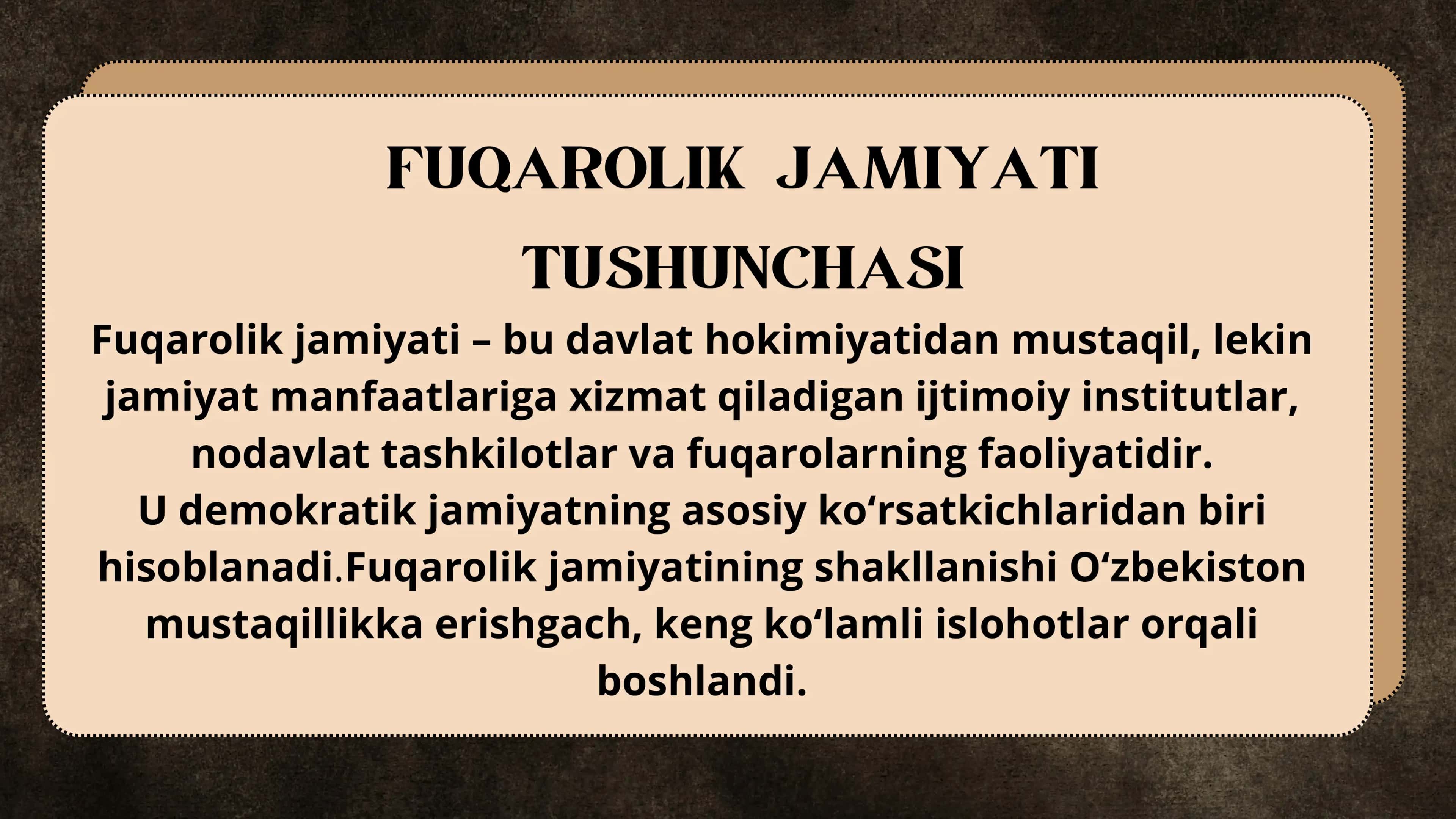 FUQAROLIK JAMIYATI 3