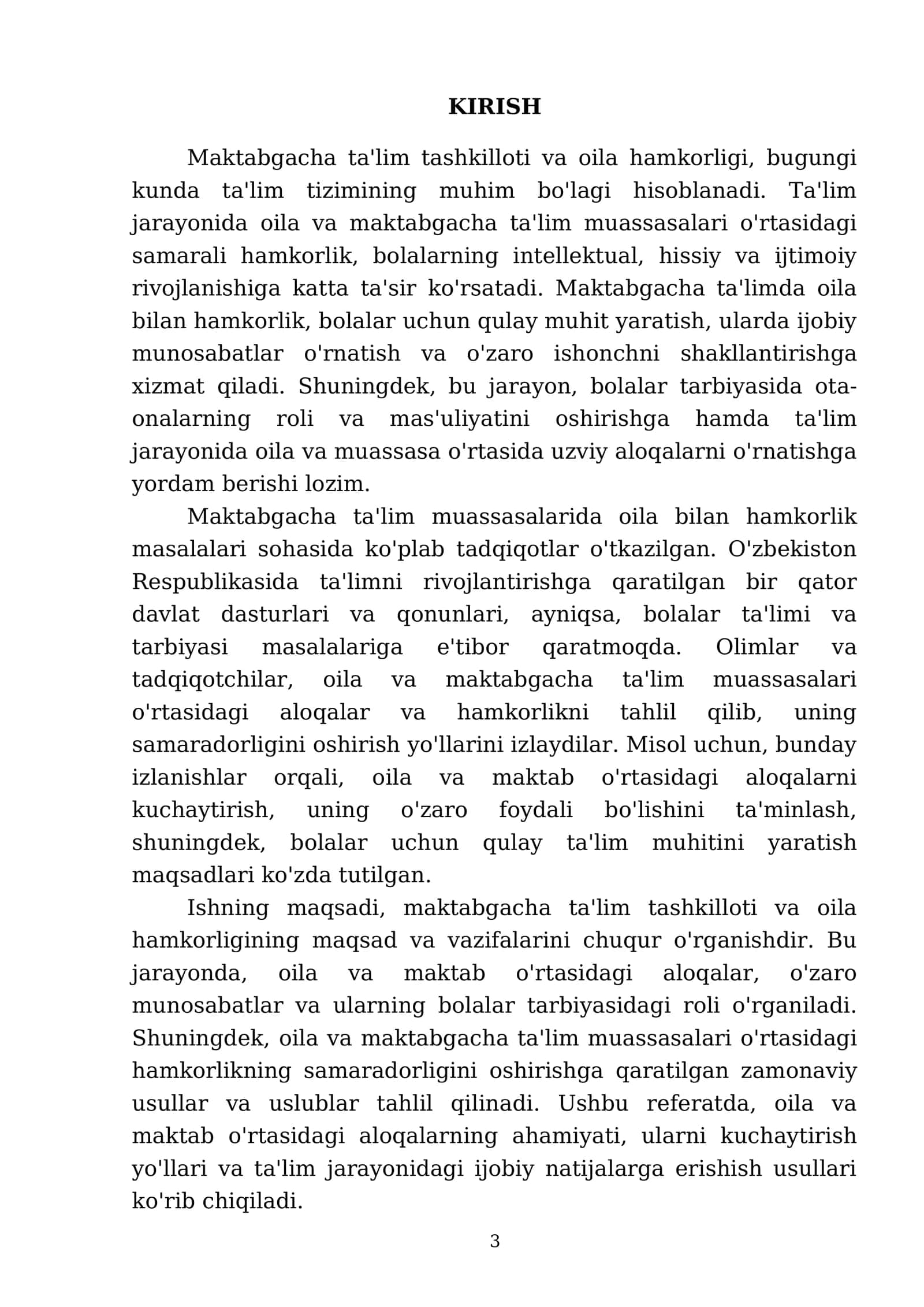 Maktabgacha ta’lim tashkilloti va oila hamkorligining maqsad va vazifalari 3